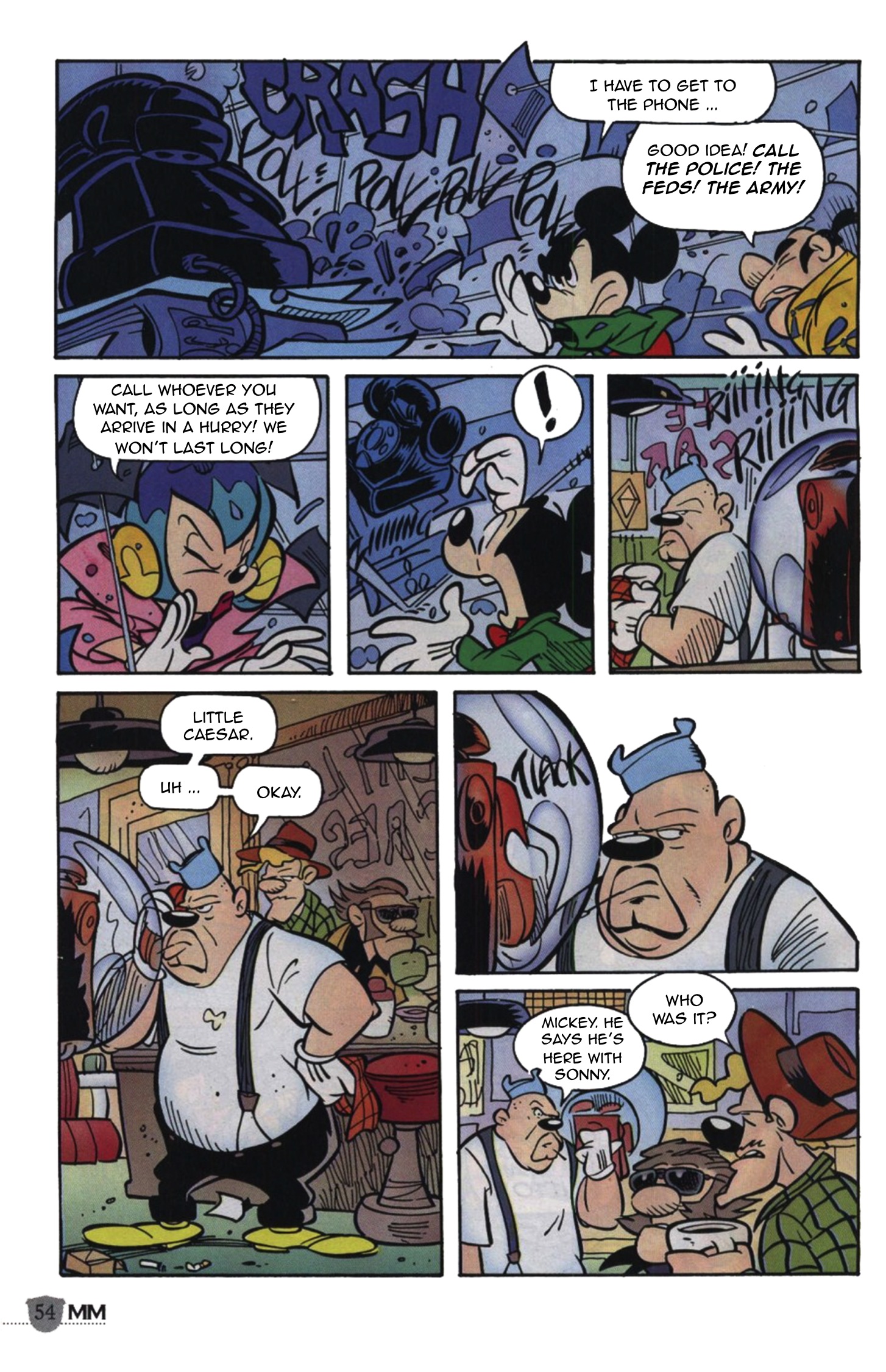 Read online Mickey Mouse Mystery Magazine comic -  Issue #2 - 54