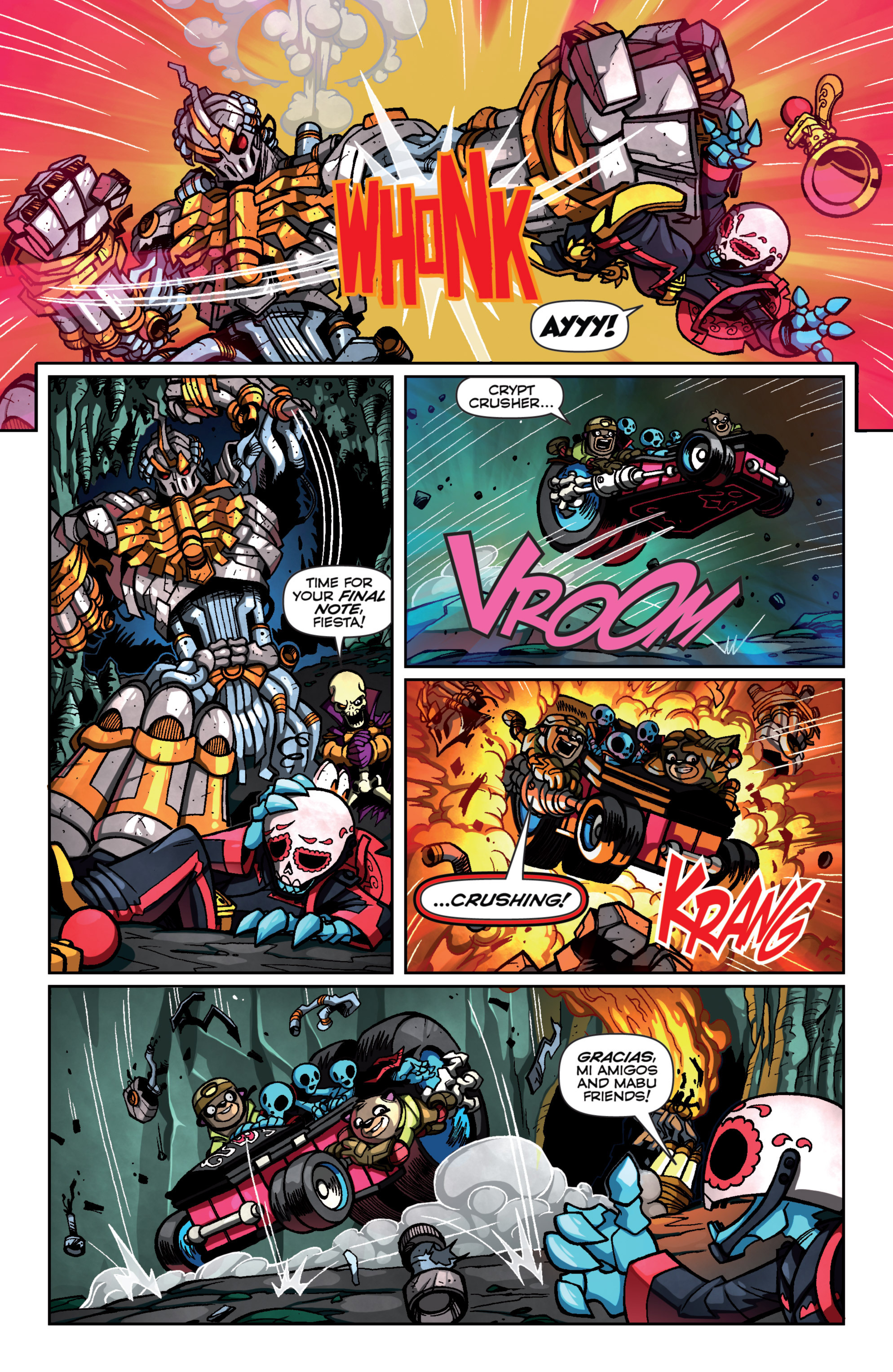 Read online Skylanders Superchargers comic -  Issue #4 - 17
