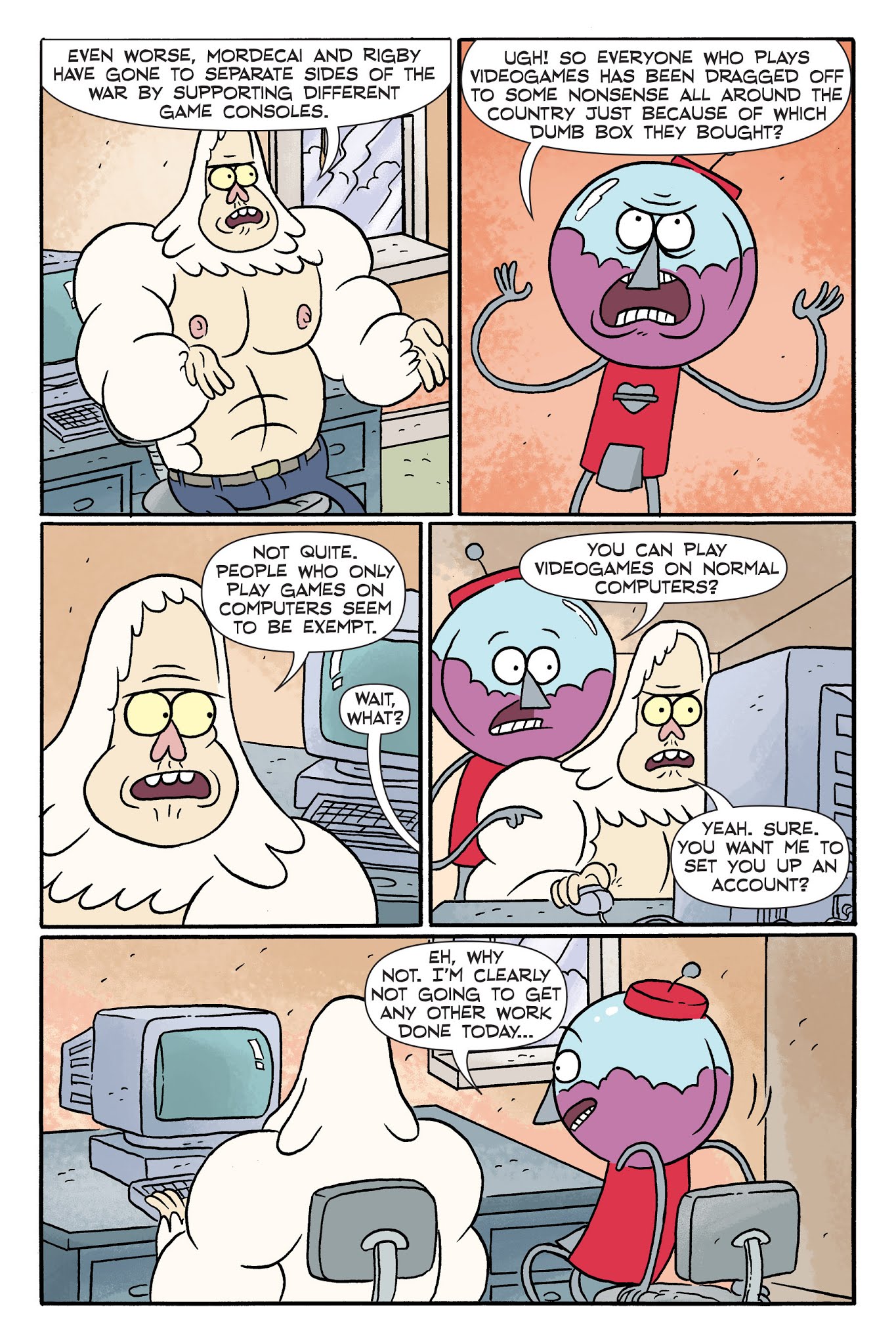 Read online Regular Show: A Clash of Consoles comic -  Issue # TPB (Part 1) - 28