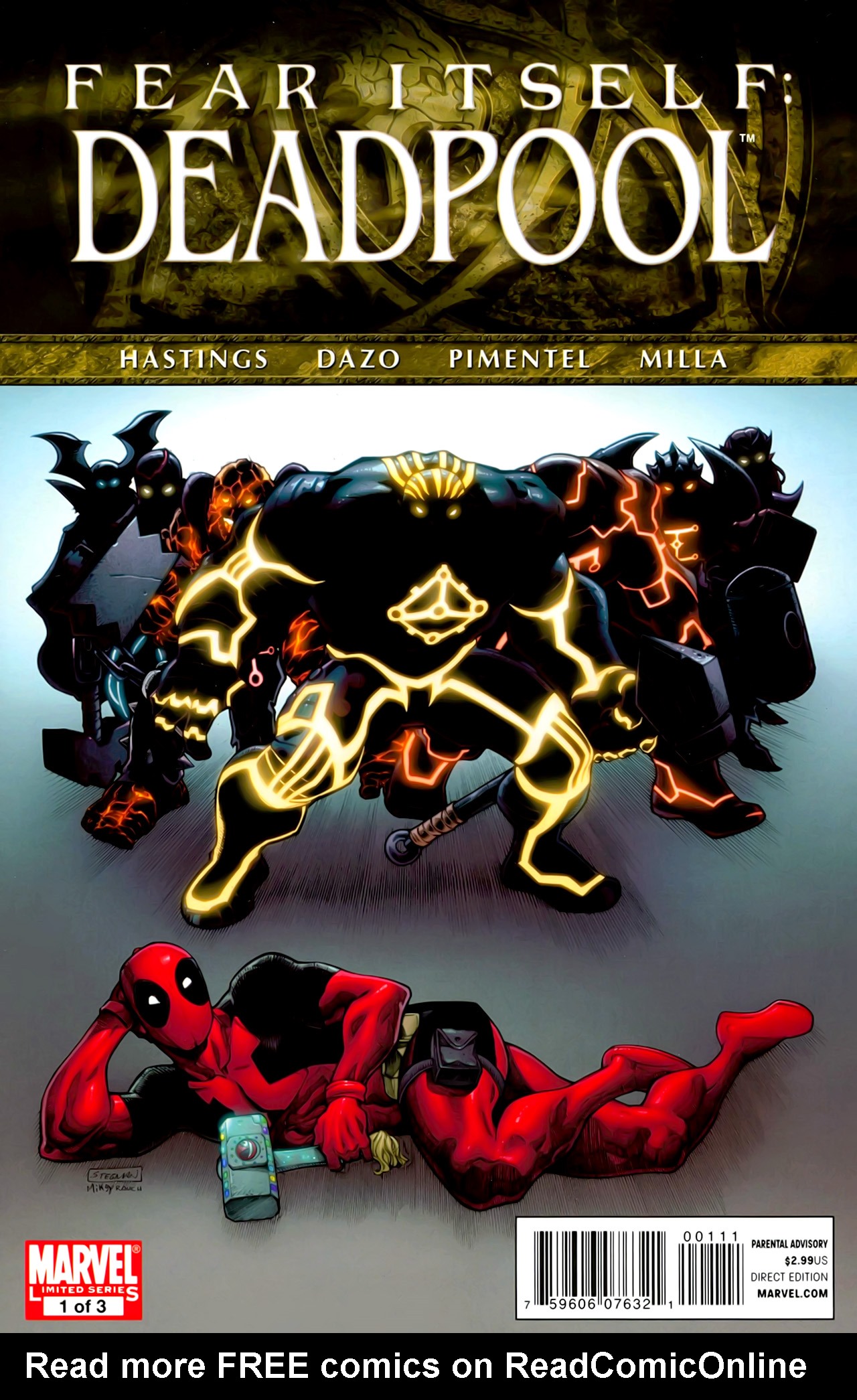 Read online Fear Itself: Deadpool comic -  Issue #1 - 1