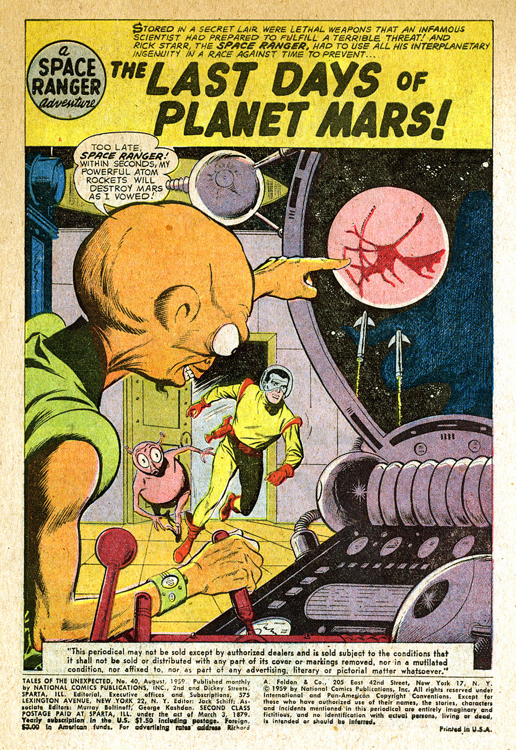 Read online Tales of the Unexpected comic -  Issue #40 - 3