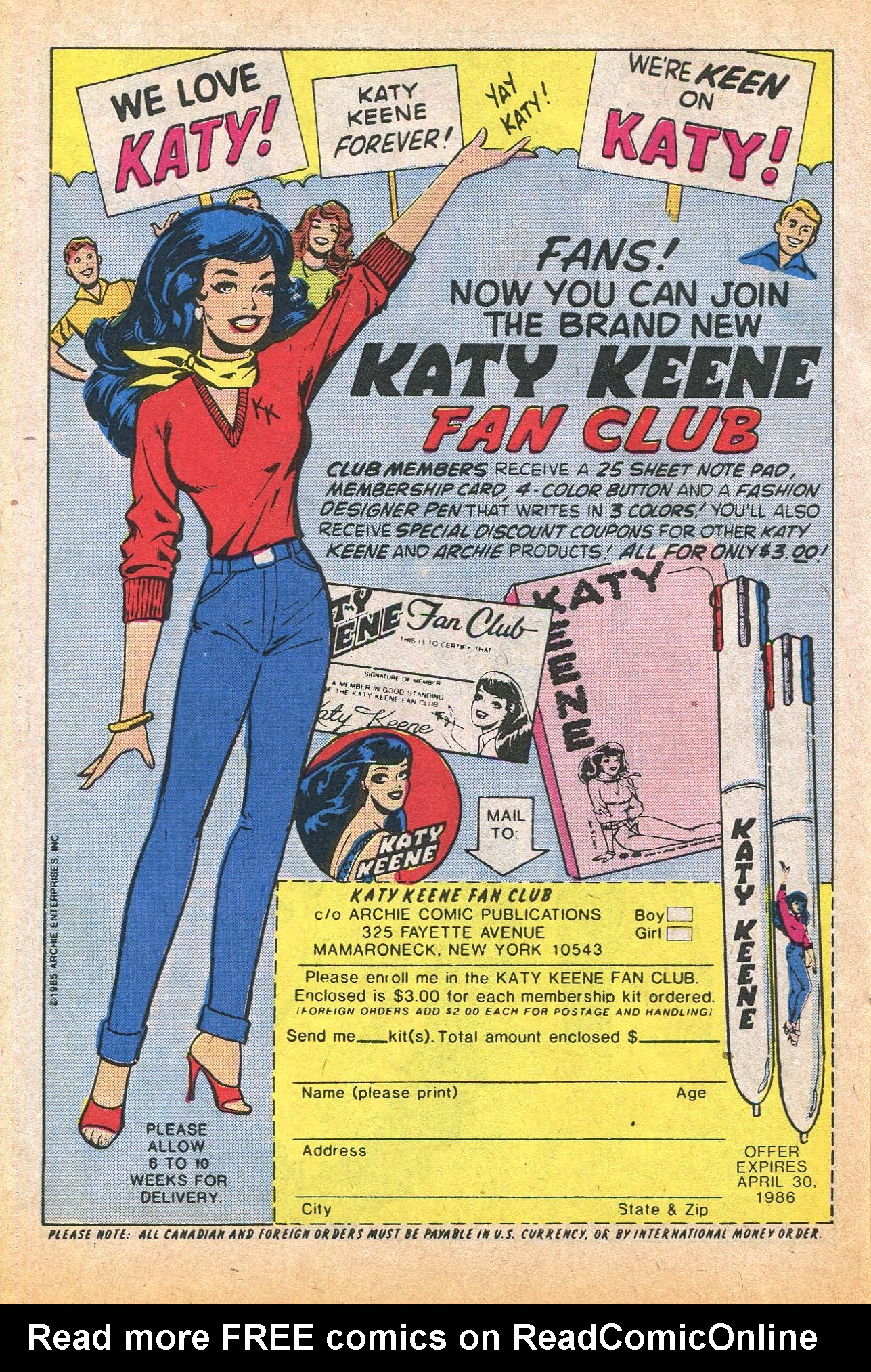 Read online Katy Keene (1983) comic -  Issue #13 - 28