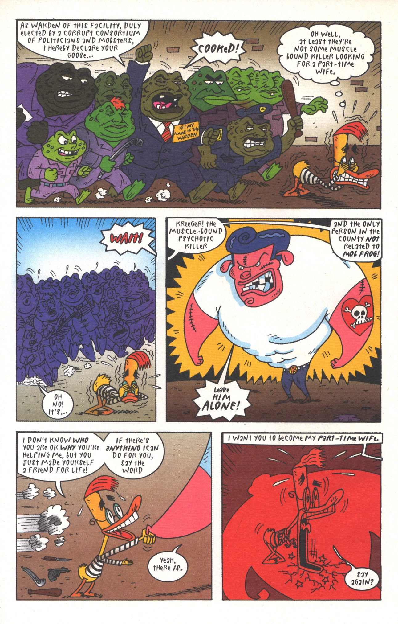Read online Duckman : The Mob Frog Saga comic -  Issue #3 - 11