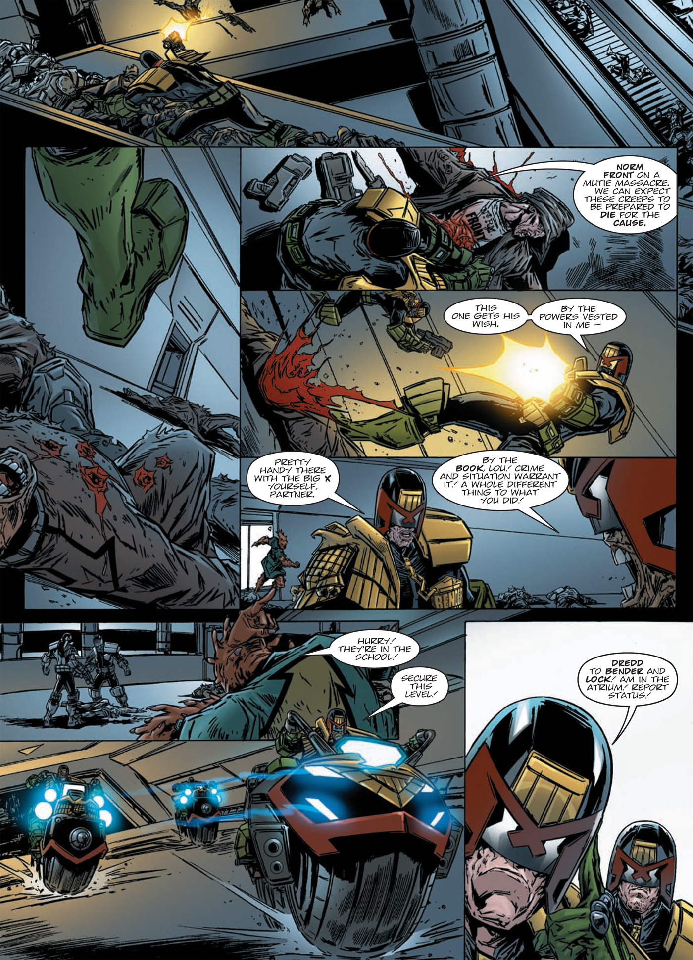 Read online Judge Dredd: Day of Chaos: Fallout comic -  Issue # TPB (Part 3) - 33