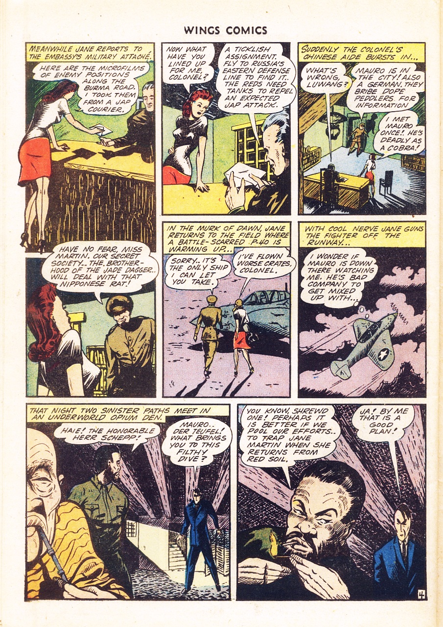 Read online Wings Comics comic -  Issue #37 - 46