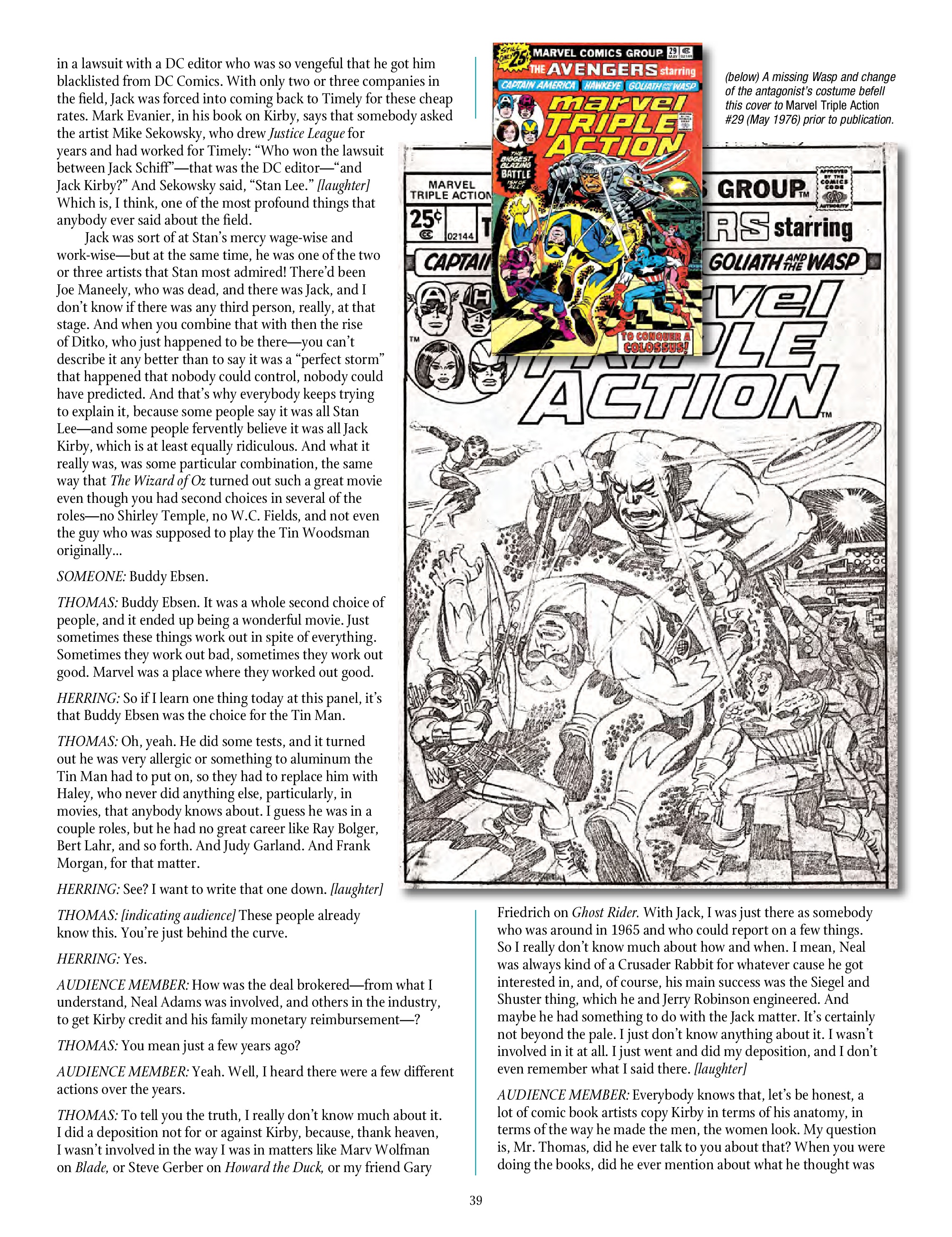 Read online The Jack Kirby Collector comic -  Issue #74 - 41