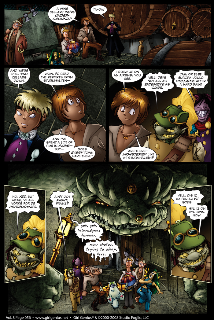 Read online Girl Genius (2002) comic -  Issue #8 - 57