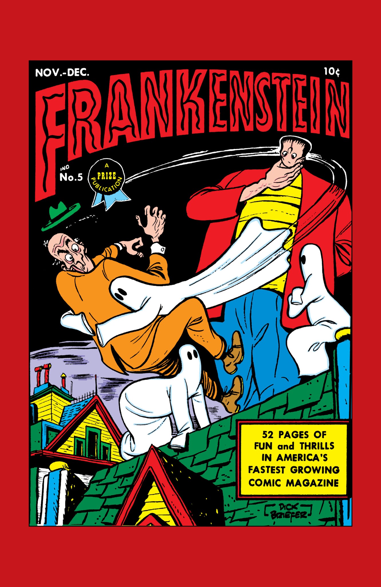 Read online Frankenstein: The Mad Science of Dick Briefer comic -  Issue # TPB - 188