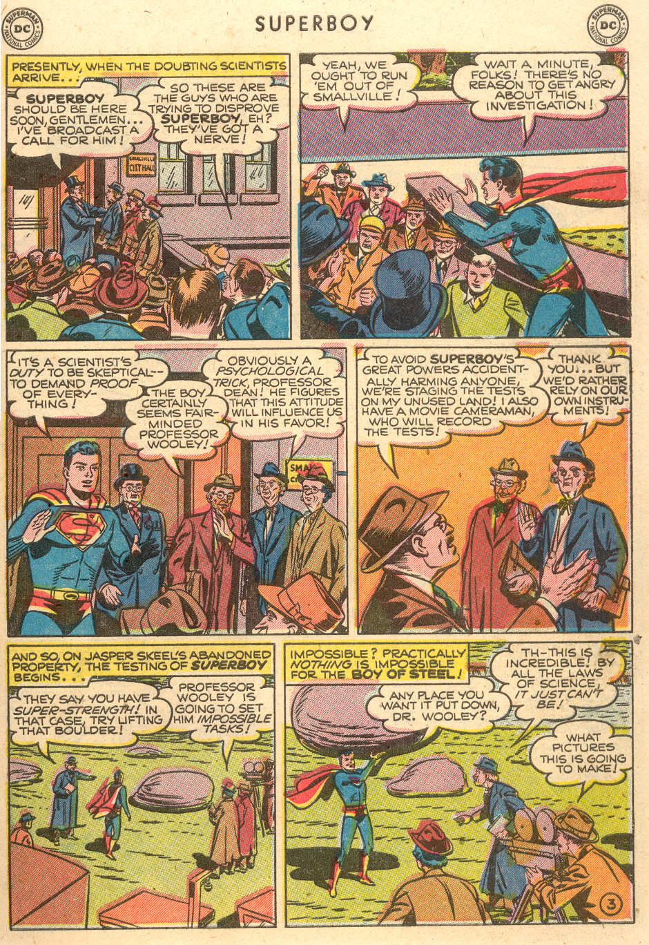 Read online Superboy (1949) comic -  Issue #18 - 29