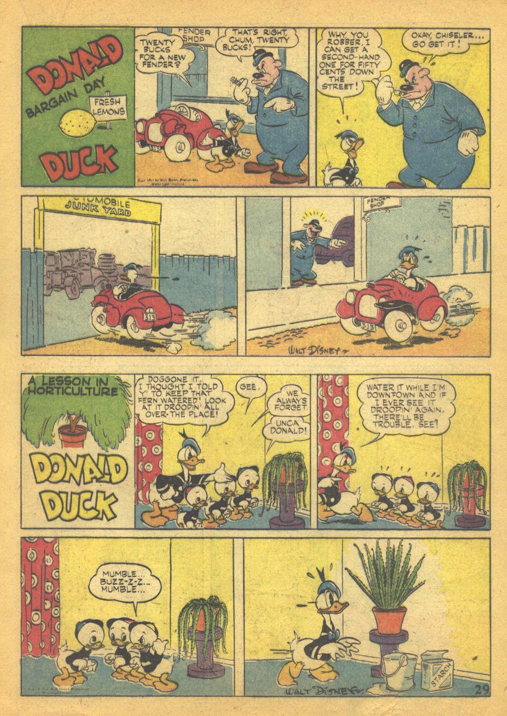 Read online Walt Disney's Comics and Stories comic -  Issue #37 - 31