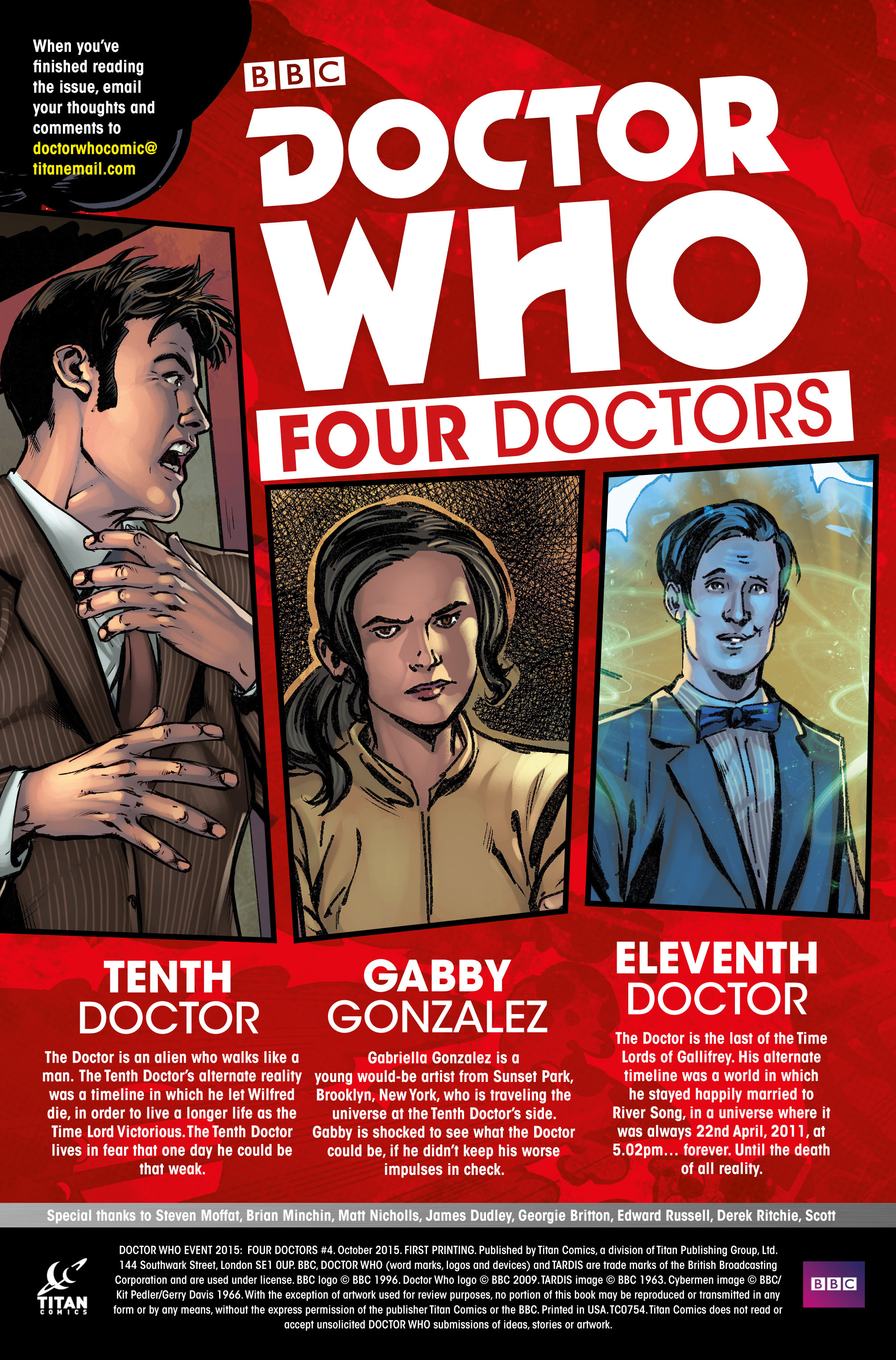 Read online Doctor Who Event 2015: Four Doctors comic -  Issue #4 - 4