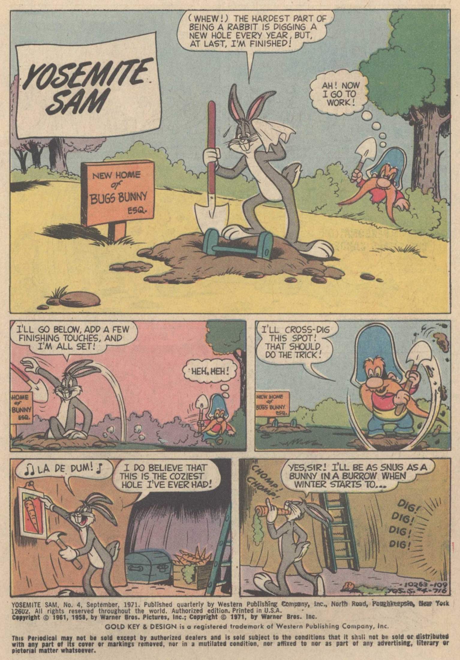 Read online Yosemite Sam and Bugs Bunny comic -  Issue #4 - 3
