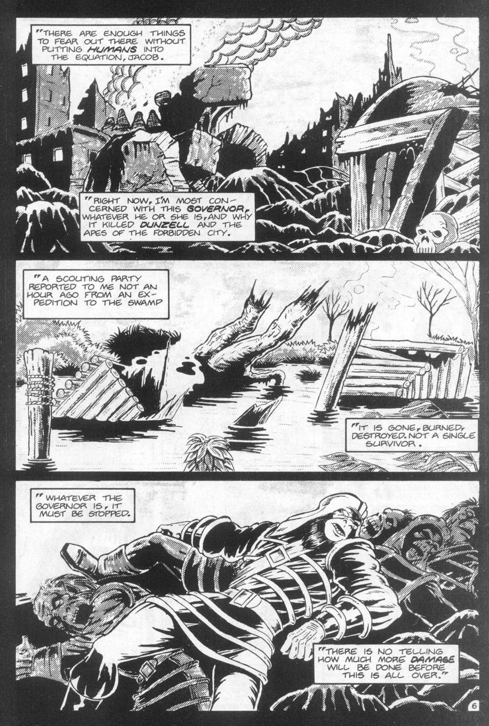 Read online Planet of the Apes (1990) comic -  Issue #22 - 8
