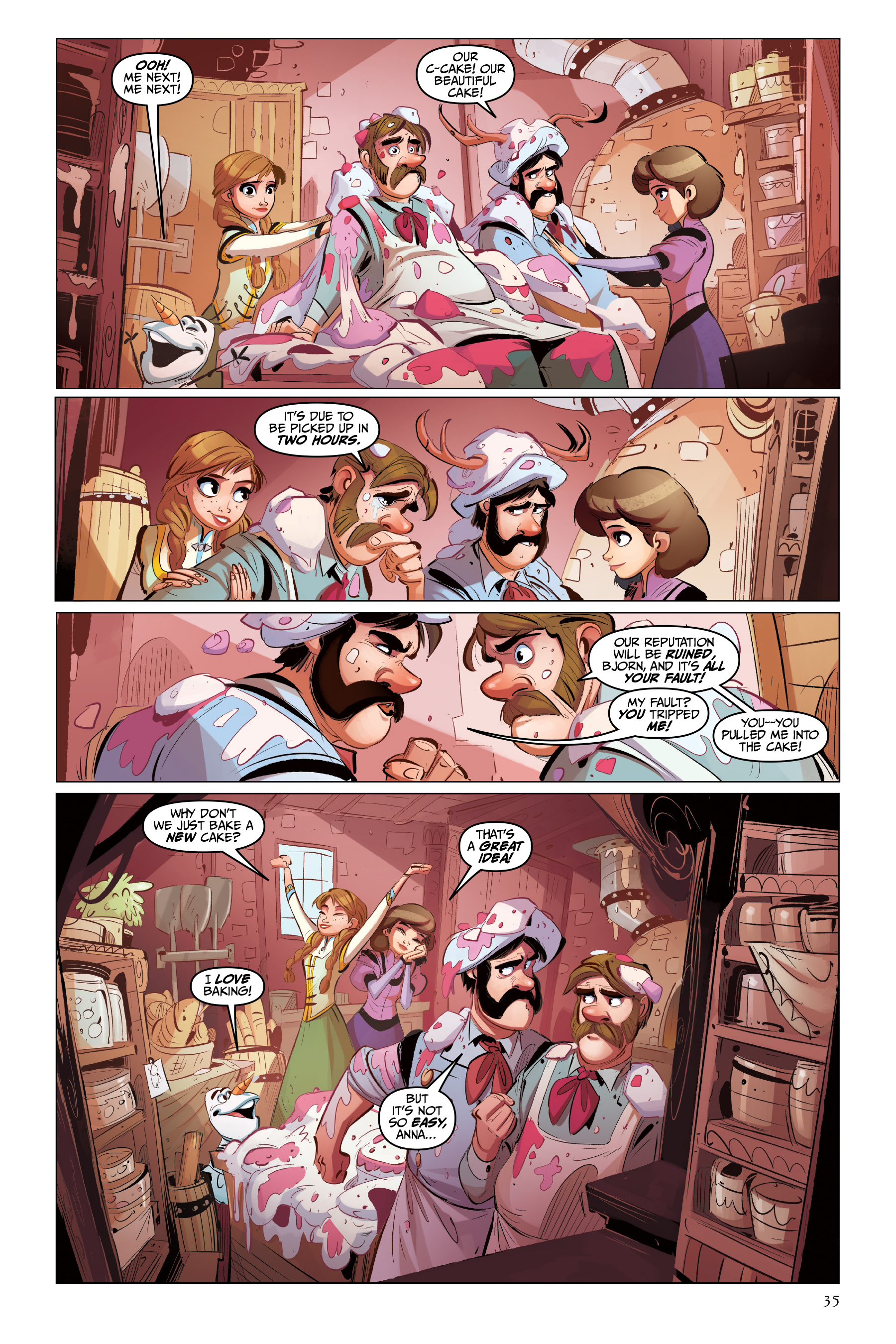Read online Disney Frozen: Breaking Boundaries comic -  Issue # _TPB - 35
