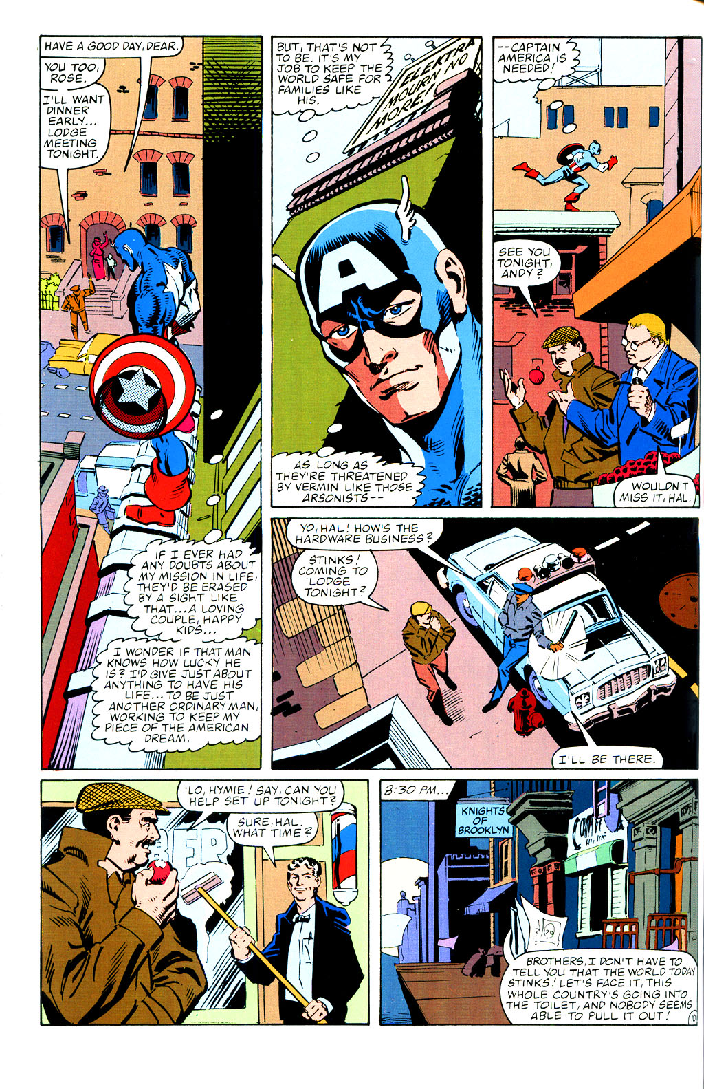 Read online Captain America: Red, White & Blue comic -  Issue # TPB - 140