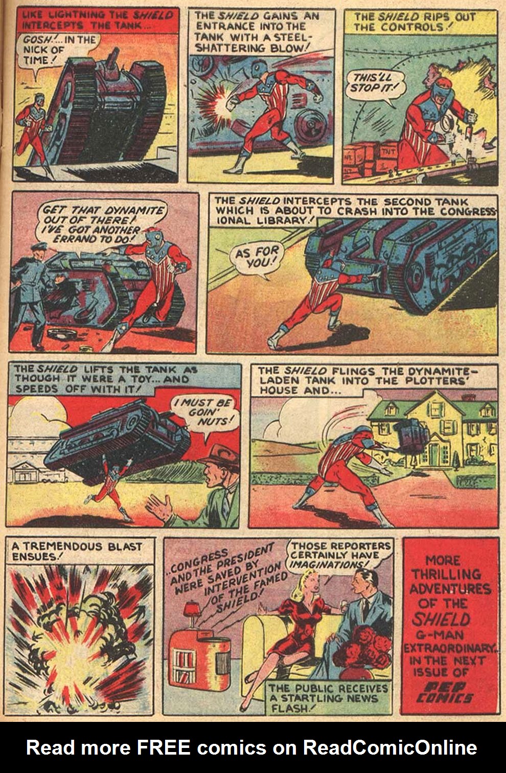 Read online Pep Comics comic -  Issue #5 - 13