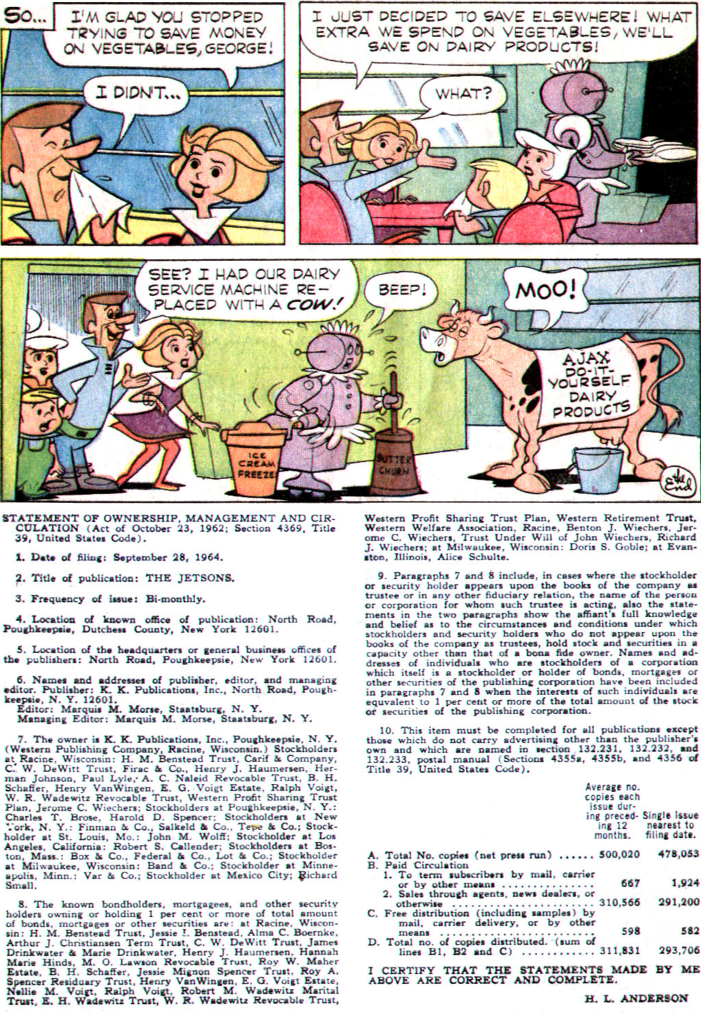 Read online The Jetsons (1963) comic -  Issue #15 - 28