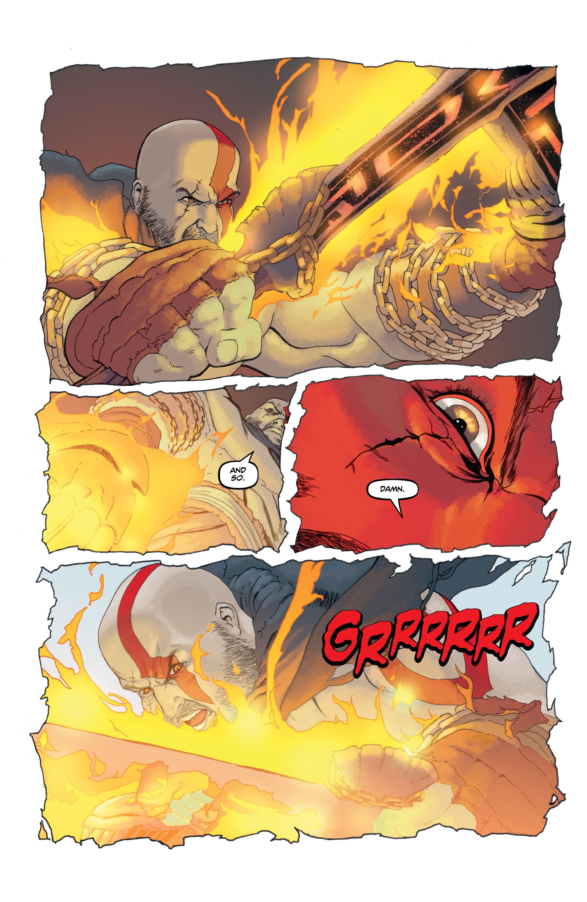 Read online God of War: Fallen God comic -  Issue #4 - 10