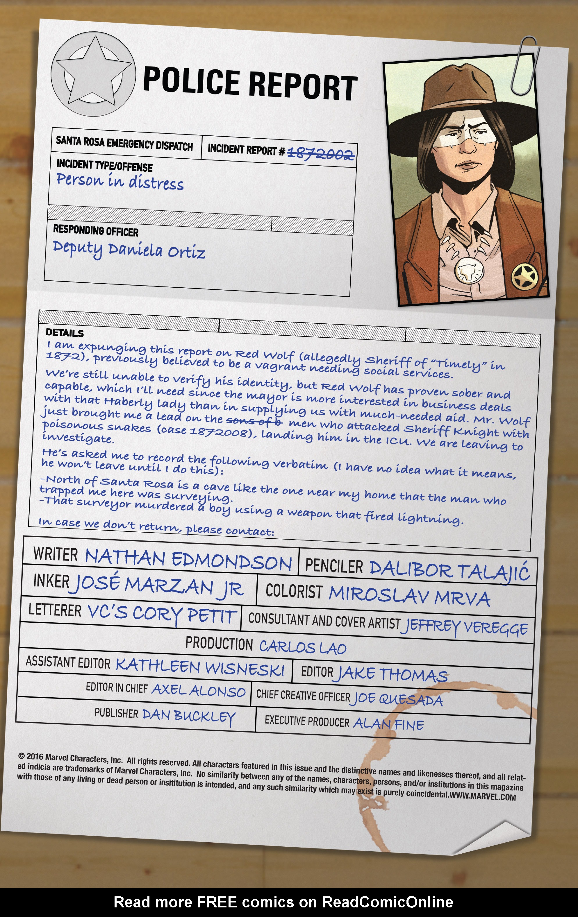 Read online Red Wolf (2016) comic -  Issue #6 - 2