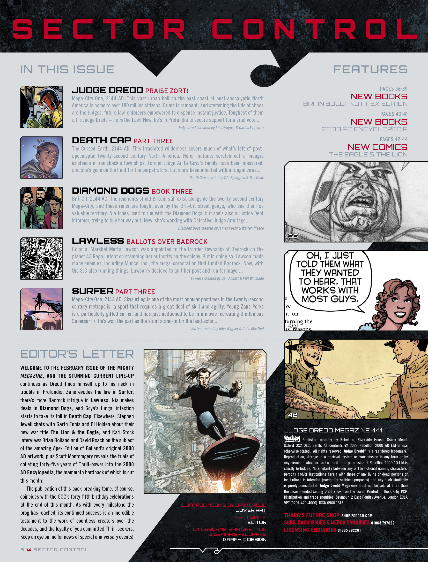 Read online Judge Dredd Megazine (Vol. 5) comic -  Issue #441 - 3