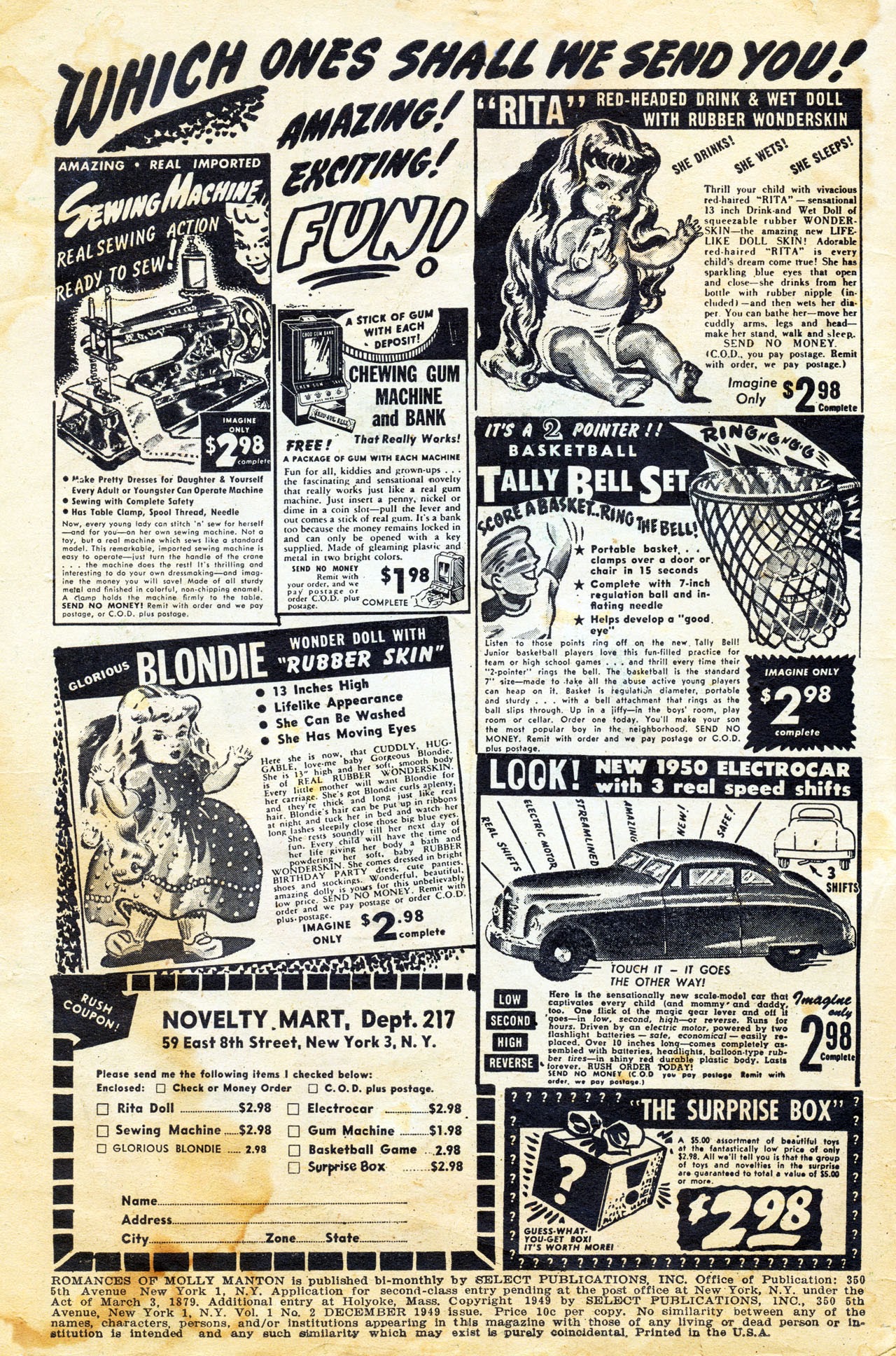 Read online Romances Of Molly Manton comic -  Issue #2 - 2