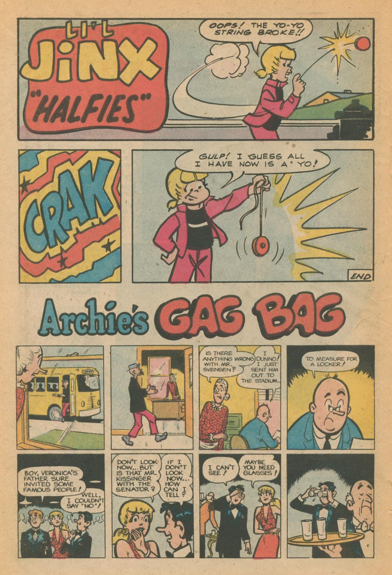 Read online Archie's Joke Book Magazine comic -  Issue #252 - 10