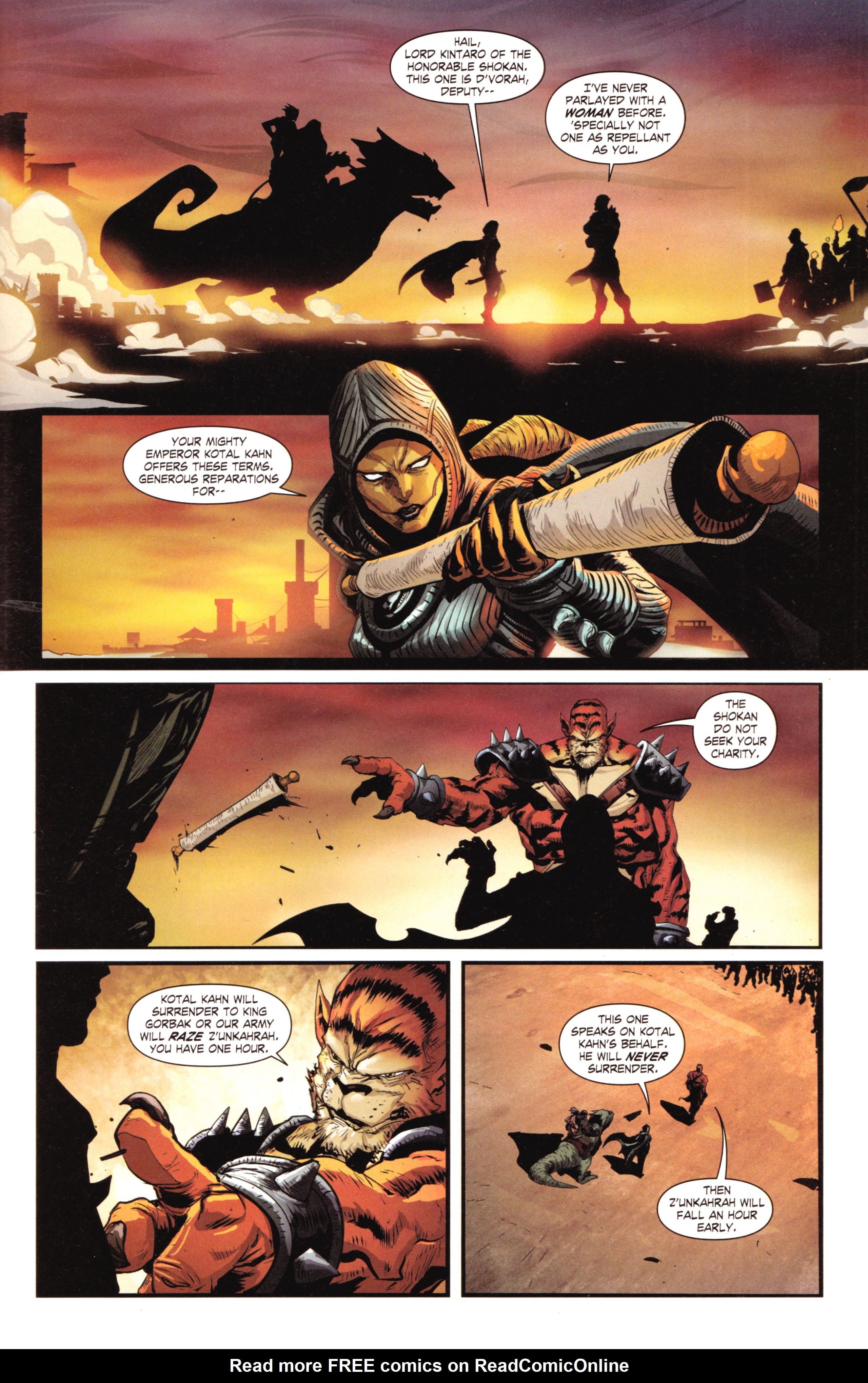 Read online Mortal Kombat X [II] comic -  Issue #5 - 29