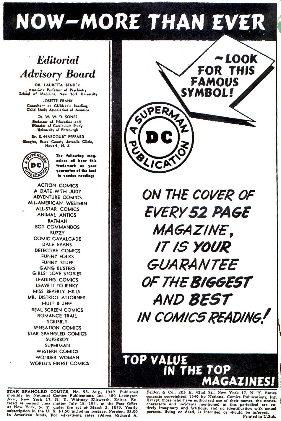 Read online Star Spangled Comics comic -  Issue #95 - 2