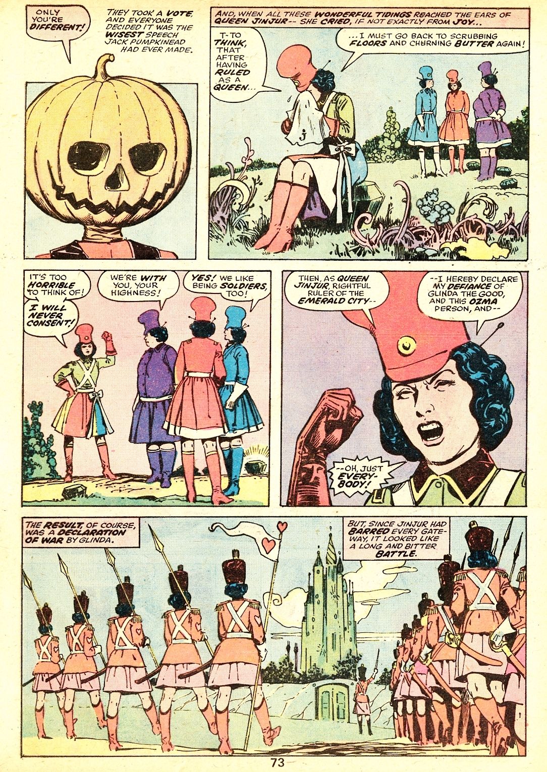 Read online Marvel Treasury of Oz comic -  Issue #1 - 72
