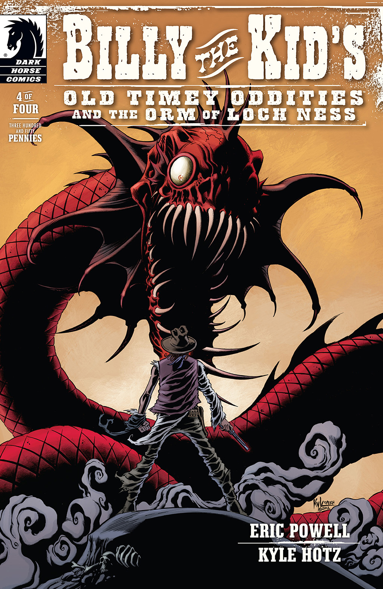Read online Billy the Kid's Old Timey Oddities and the Orm of Loch Ness comic -  Issue #4 - 1