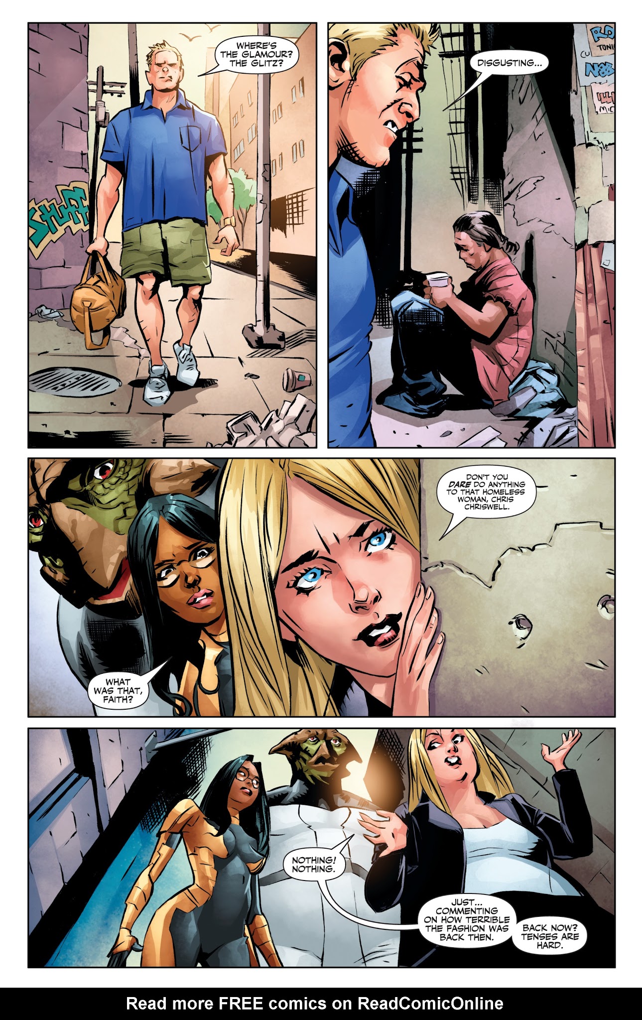 Read online Faith and the Future Force comic -  Issue #4 - 4