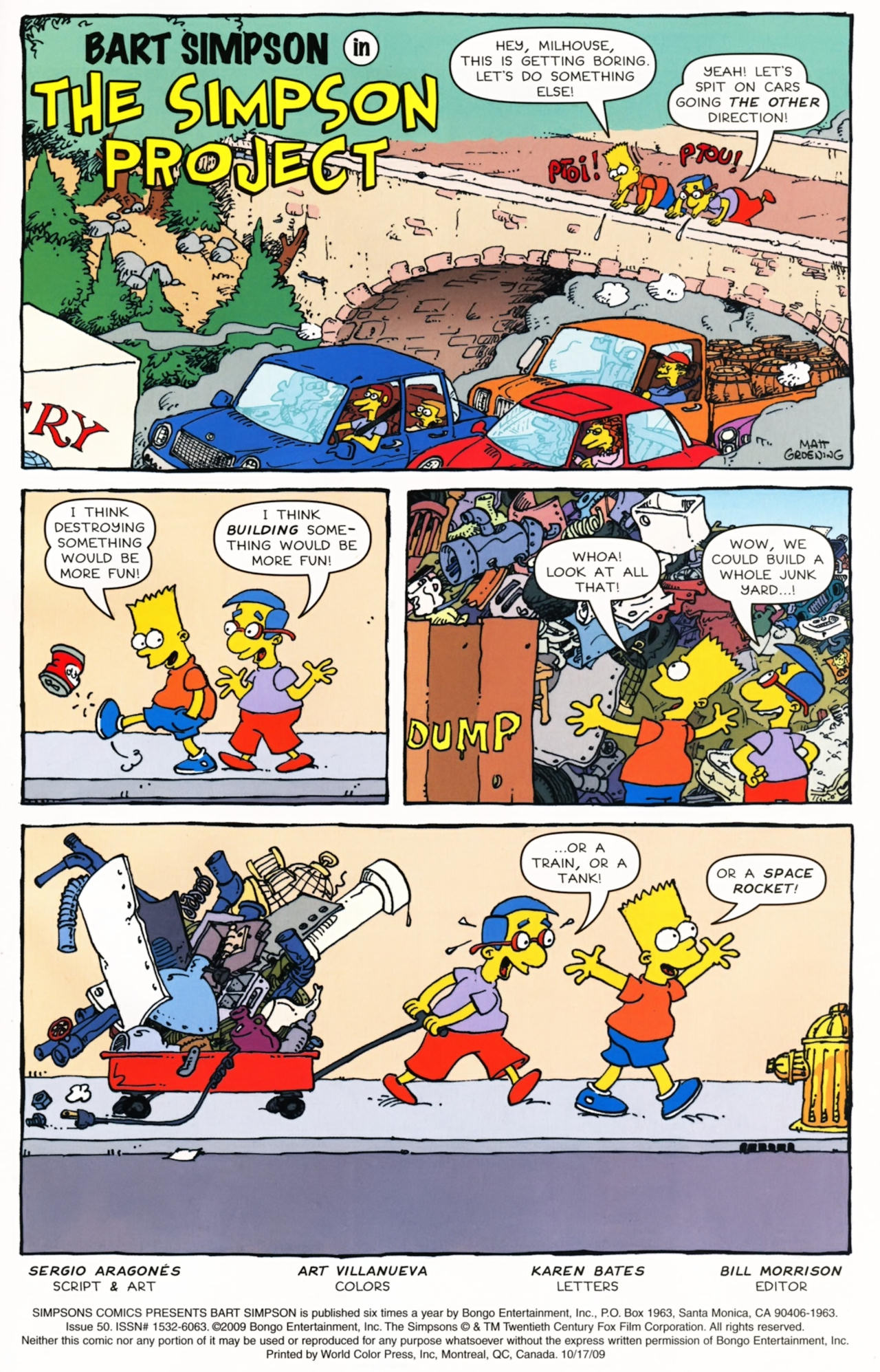 Read online Simpsons Comics Presents Bart Simpson comic -  Issue #50 - 2