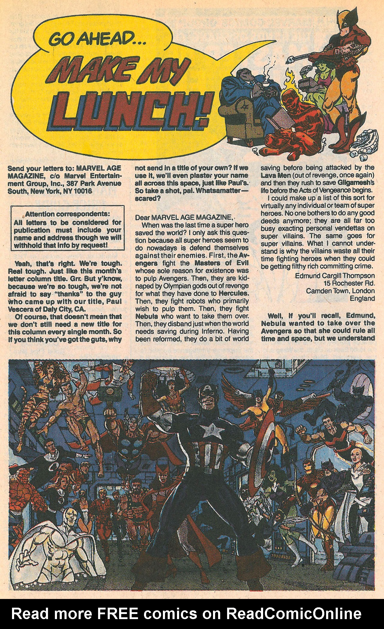 Read online Marvel Age comic -  Issue #85 - 31