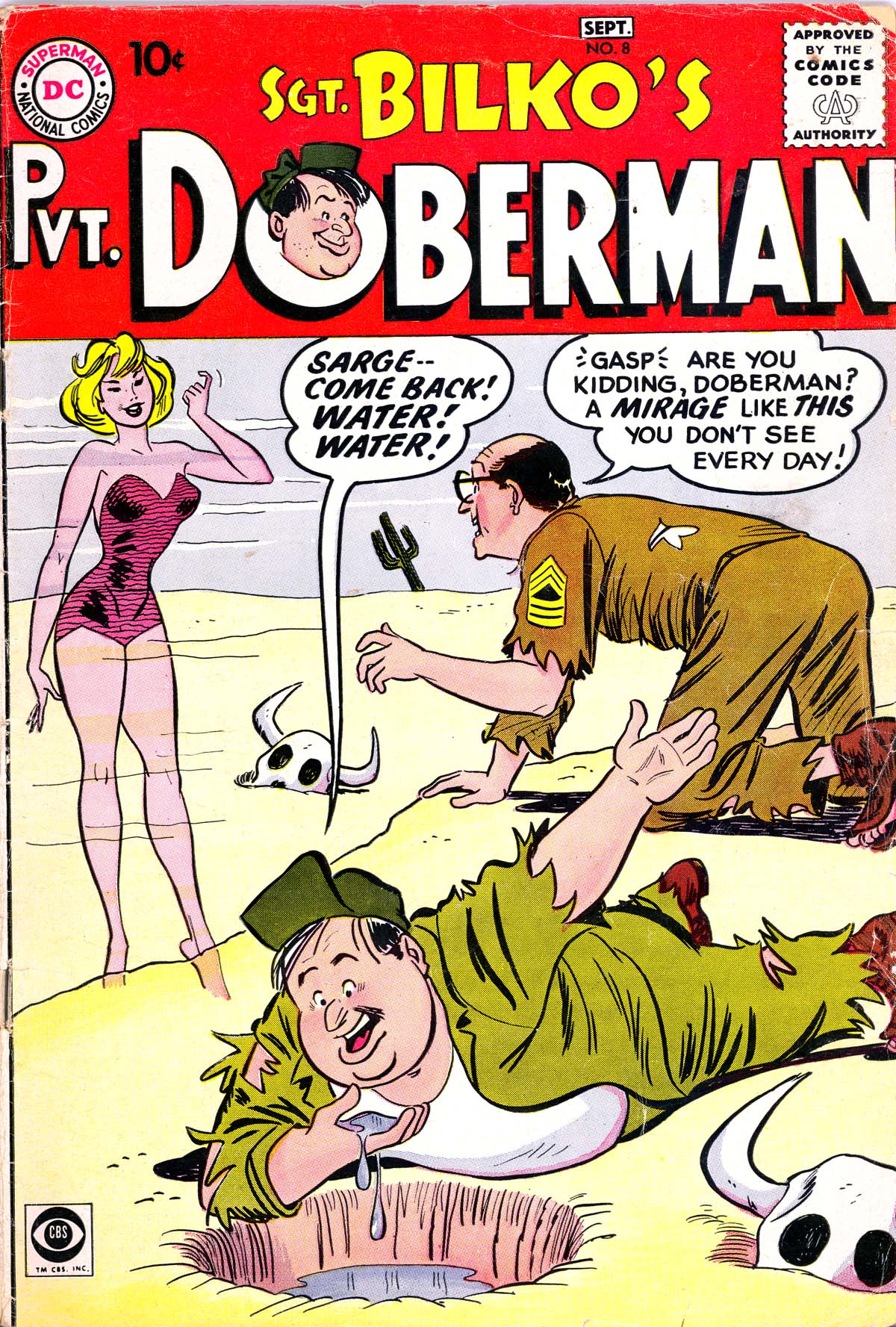 Read online Sgt. Bilko's Pvt. Doberman comic -  Issue #8 - 1