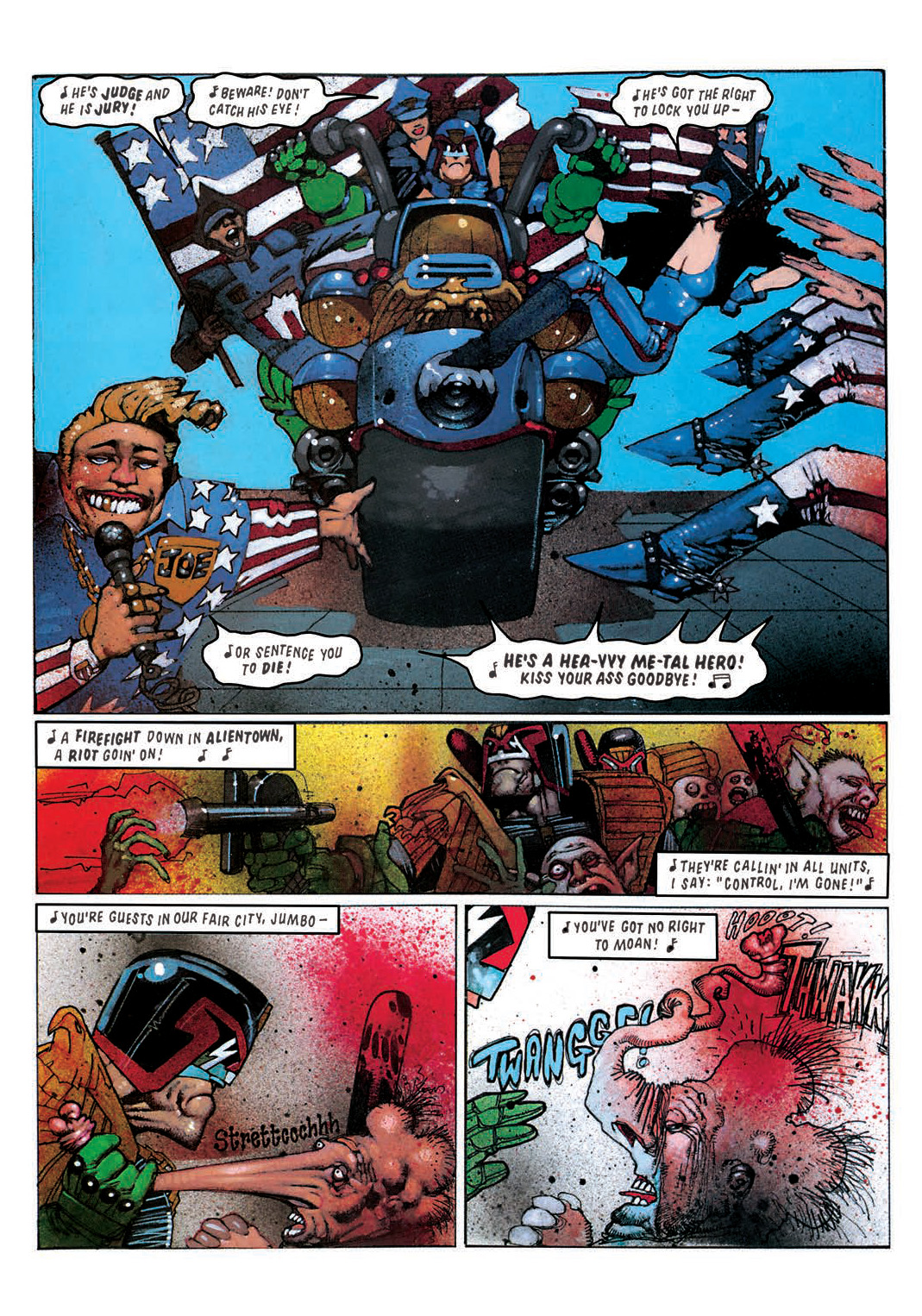 Read online Judge Dredd [Collections - Rebellion] comic -  Issue # TPB Judge Dredd - Heavy Metal Dredd - 11