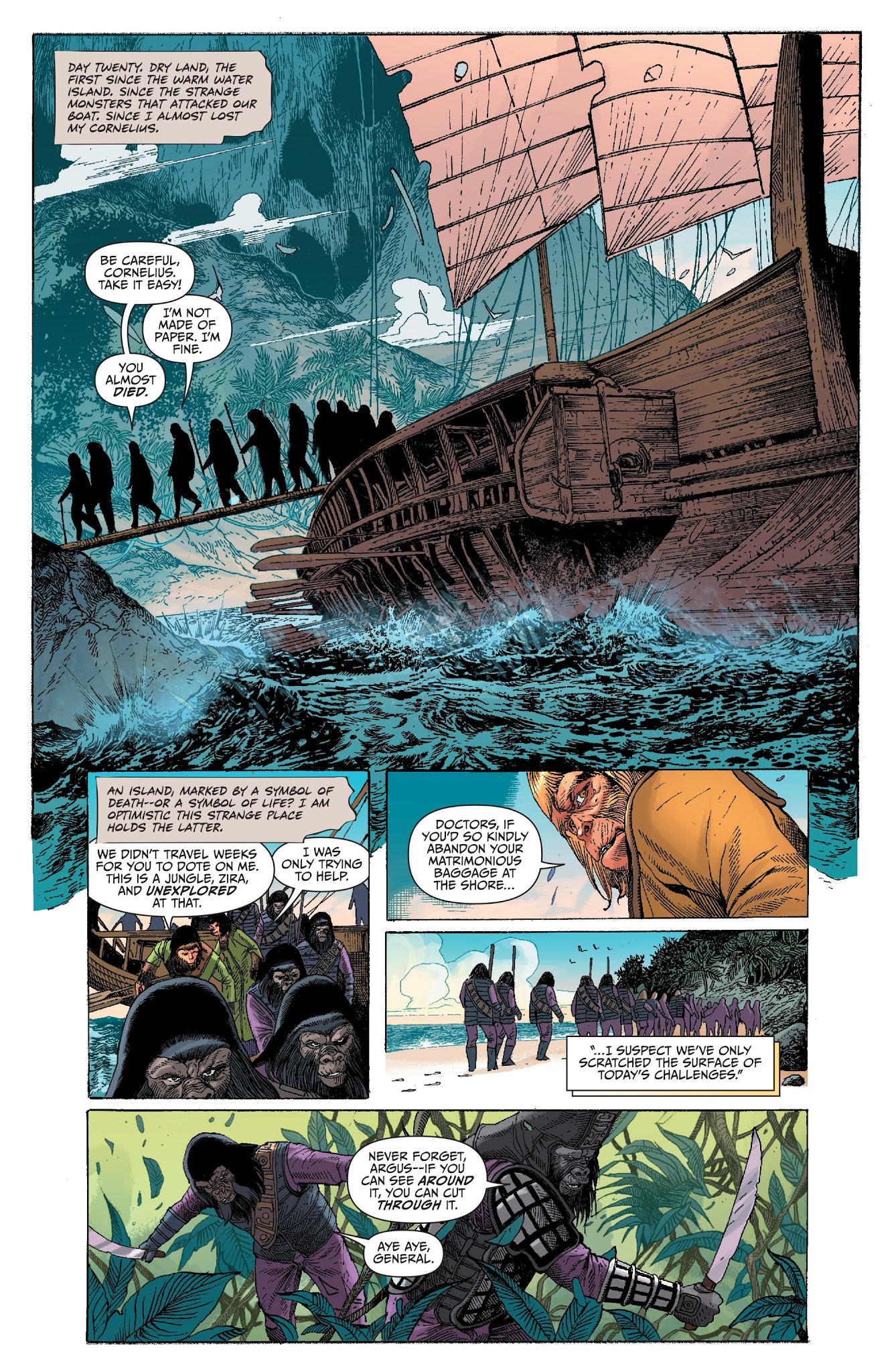 Read online Kong on the Planet of the Apes comic -  Issue #2 - 3