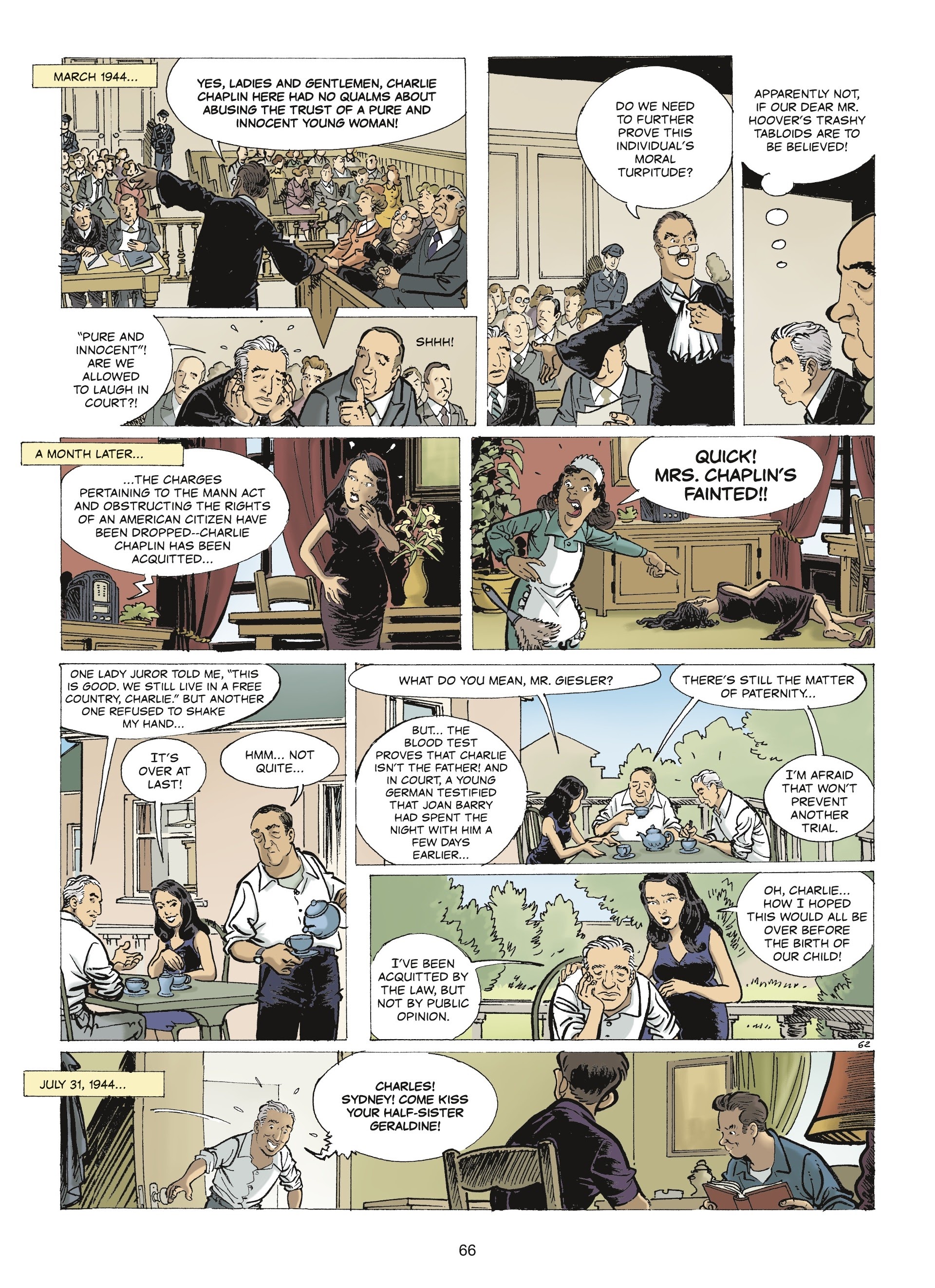 Read online The Stars of History: Charlie Chaplin comic -  Issue # TPB - 64