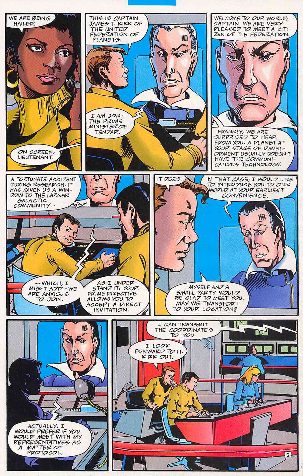 Read online Star Trek (1989) comic -  Issue #76 - 3