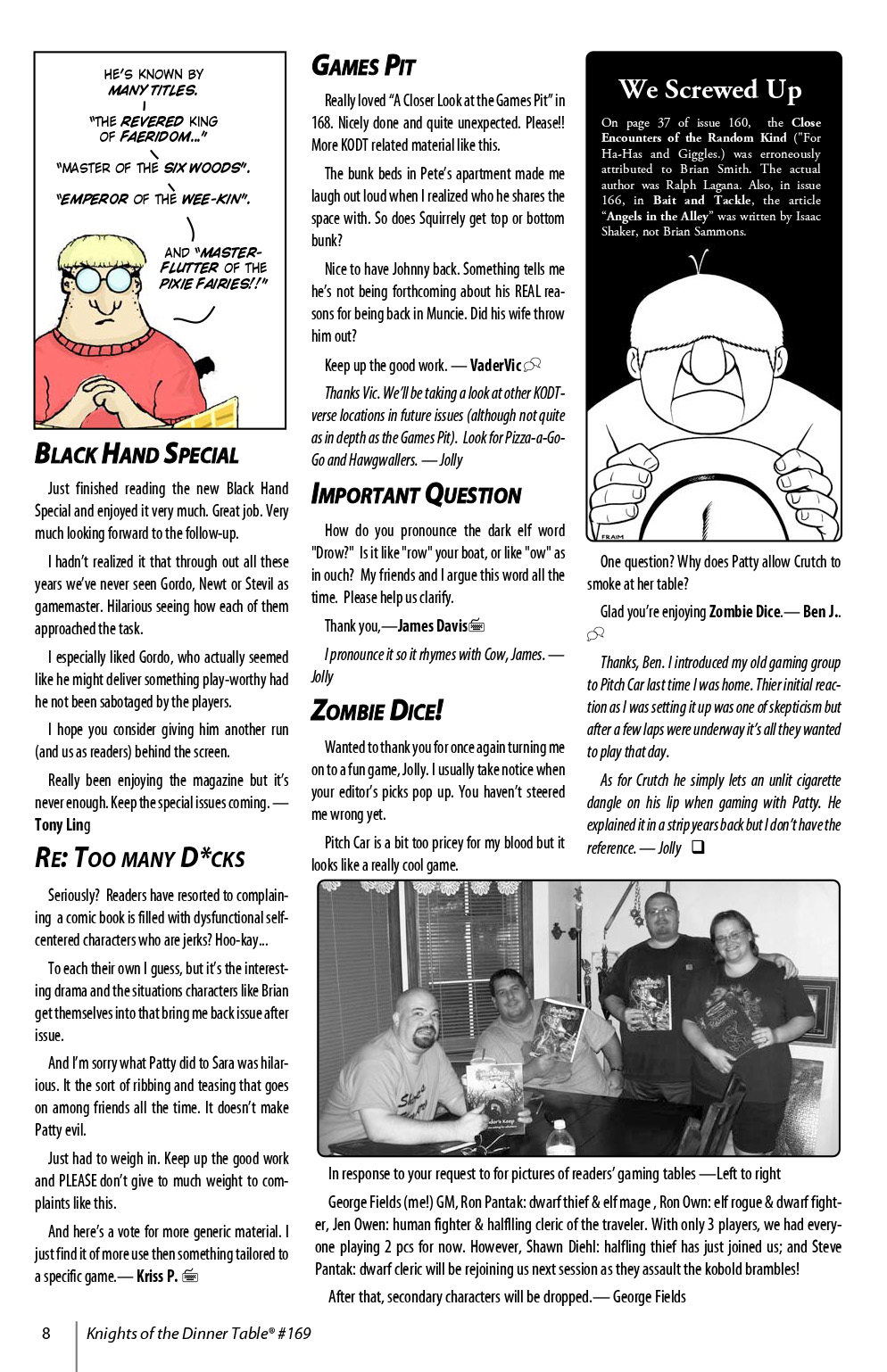 Read online Knights of the Dinner Table comic -  Issue #169 - 10