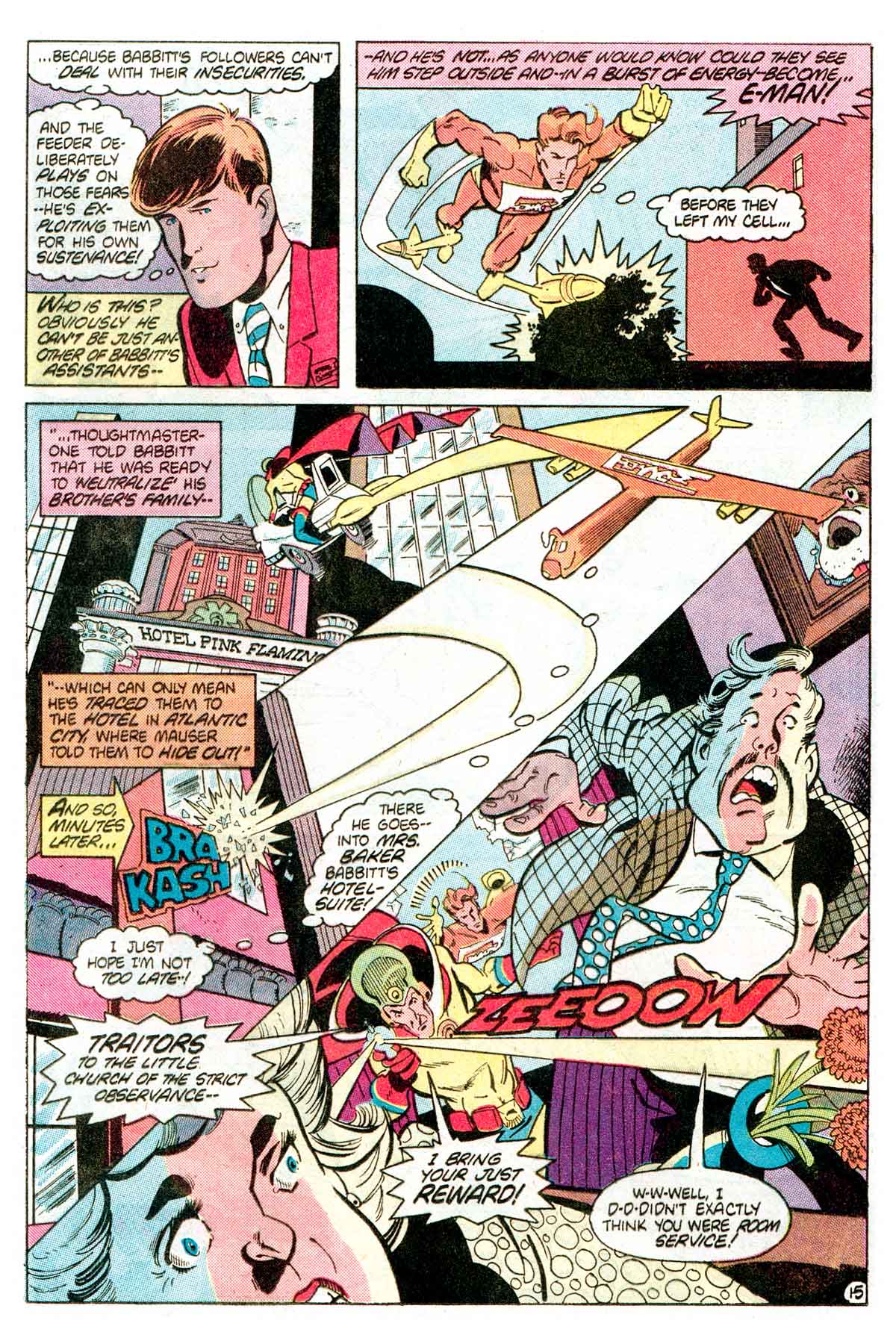 Read online E-Man (1983) comic -  Issue #7 - 17