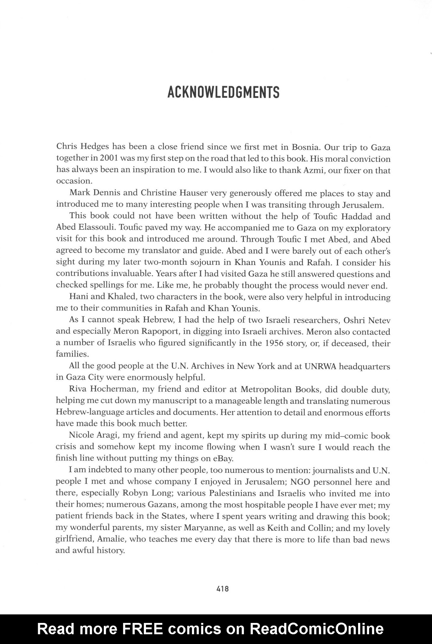 Read online Footnotes in Gaza comic -  Issue # TPB - 434