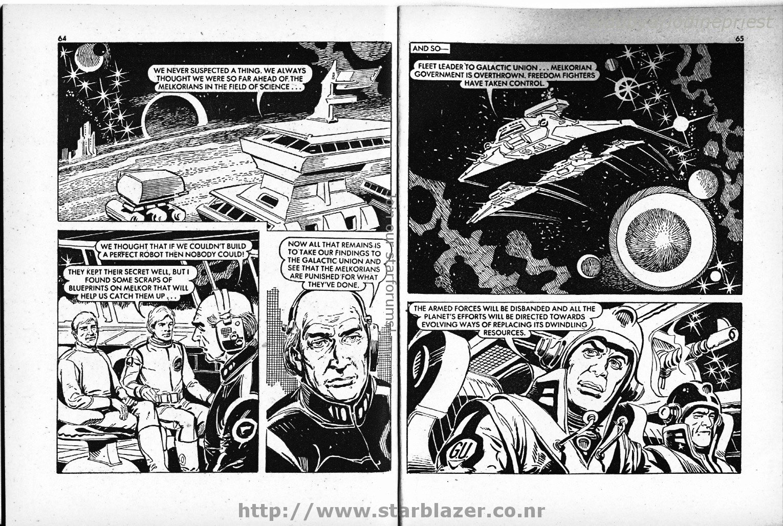 Read online Starblazer comic -  Issue #73 - 34