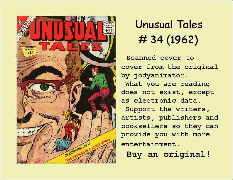 Read online Unusual Tales comic -  Issue #34 - 37