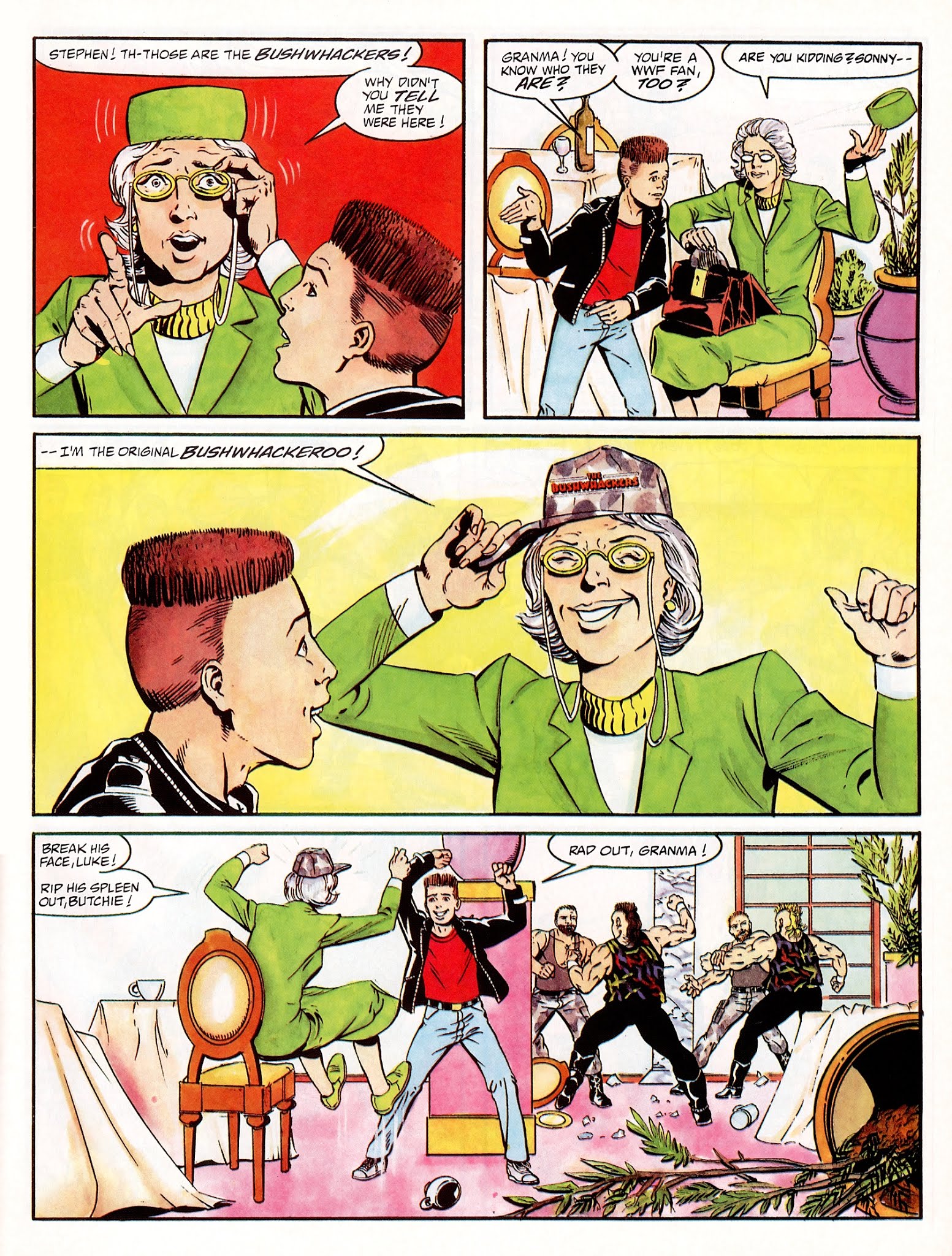 Read online WWF Battlemania comic -  Issue #2 - 61