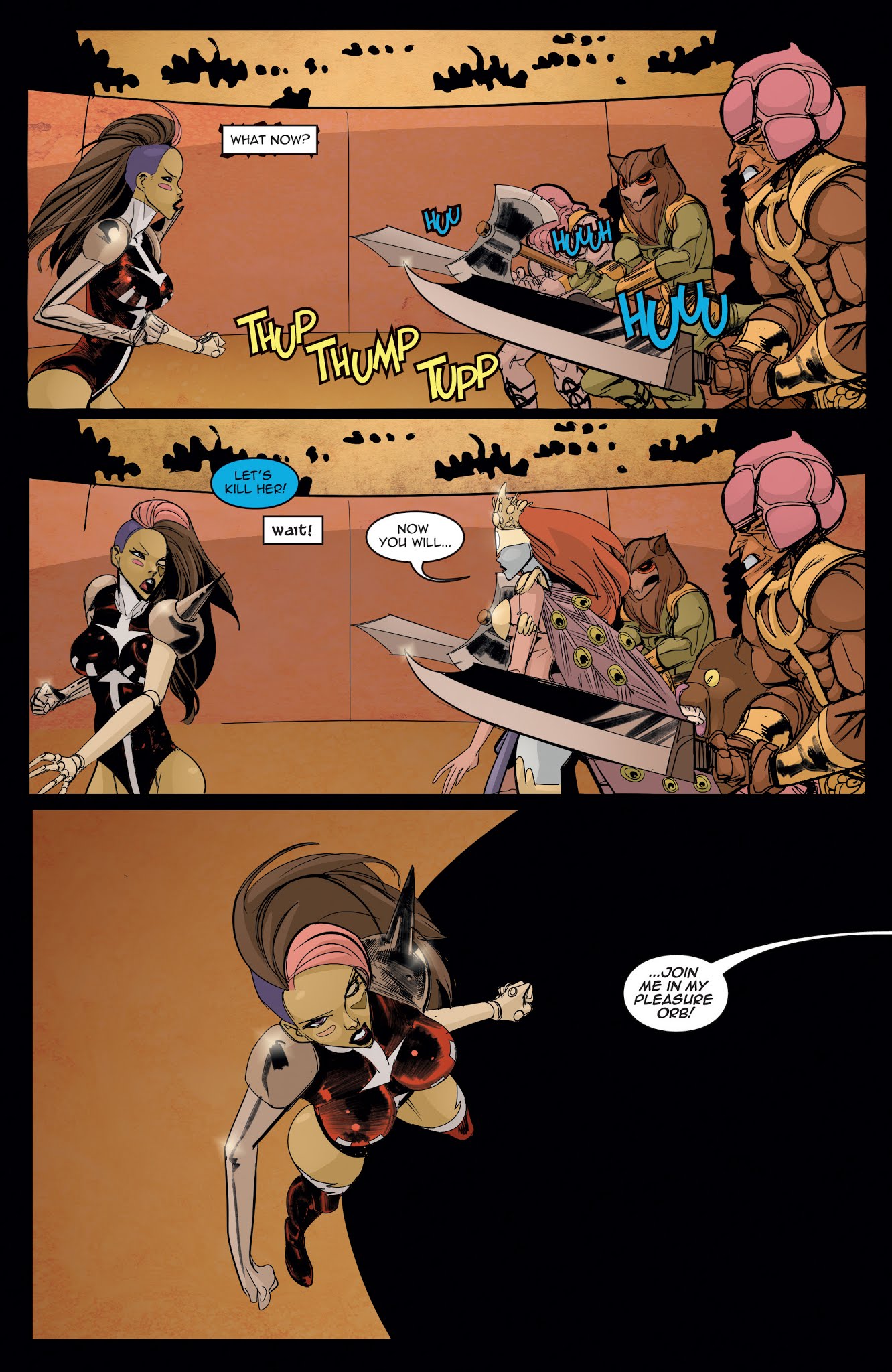 Read online Danger Doll Squad: Galactic Gladiators comic -  Issue #3 - 5