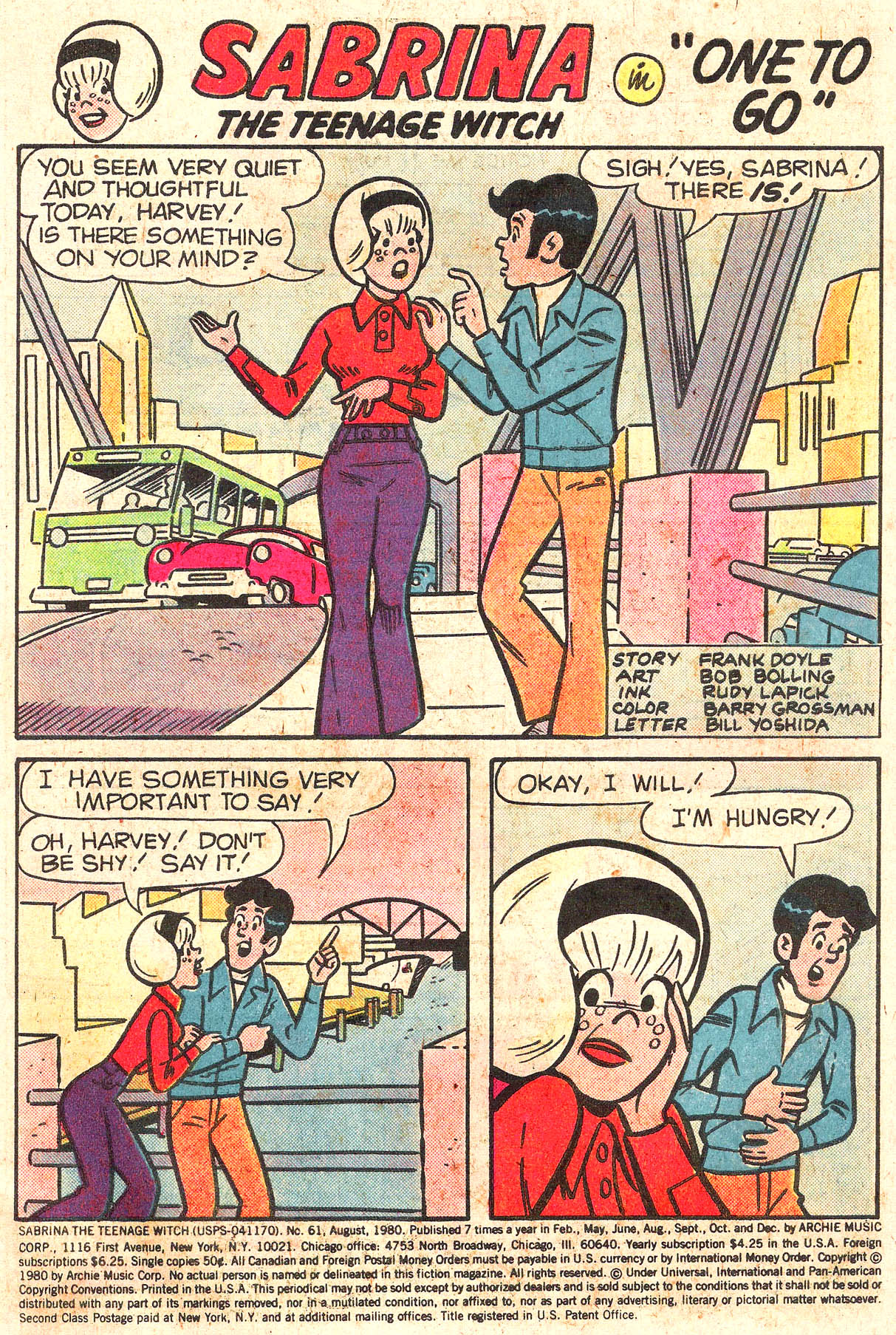 Sabrina The Teenage Witch (1971) Issue #61 #61 - English 3