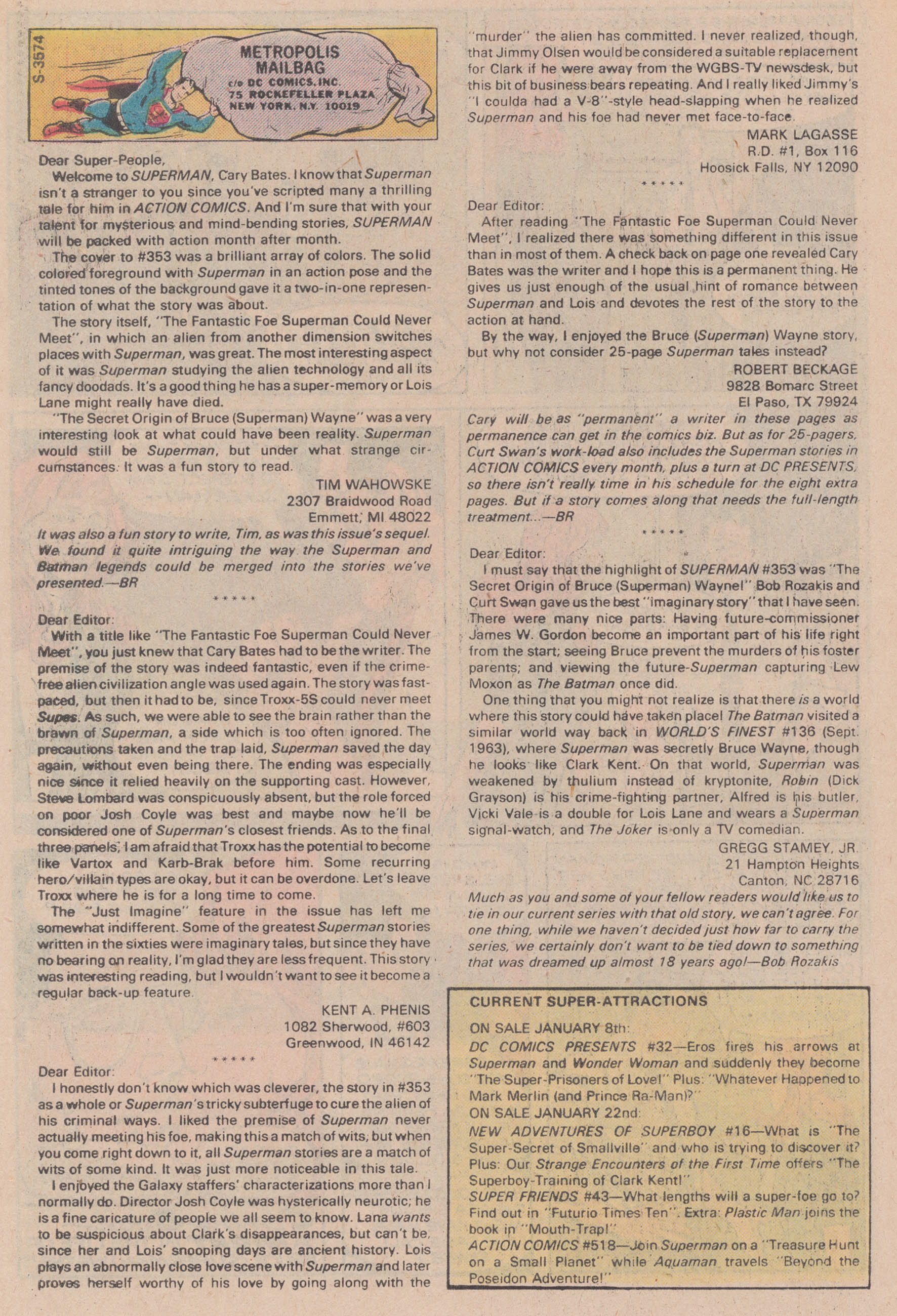 Read online Superman (1939) comic -  Issue #358 - 34