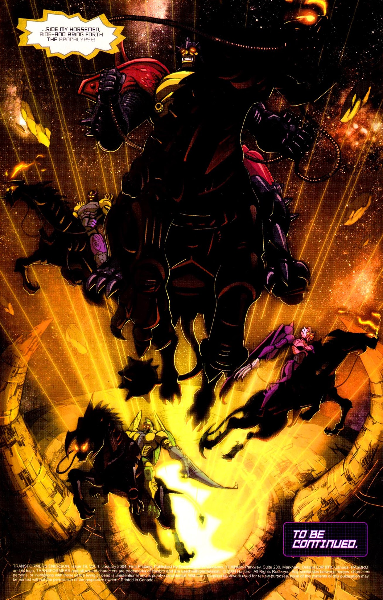 Read online Transformers Energon comic -  Issue #19 - 23