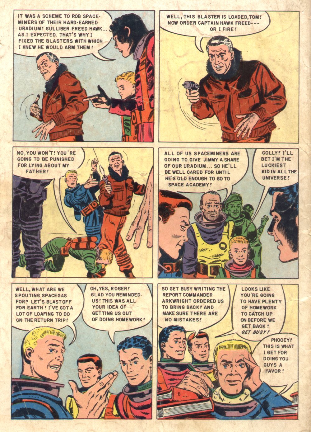 Read online Tom Corbett, Space Cadet comic -  Issue #10 - 36