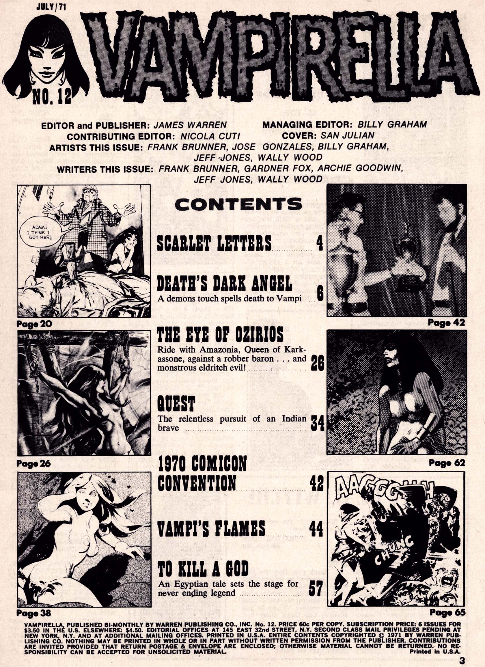 Read online Vampirella (1969) comic -  Issue #12 - 3